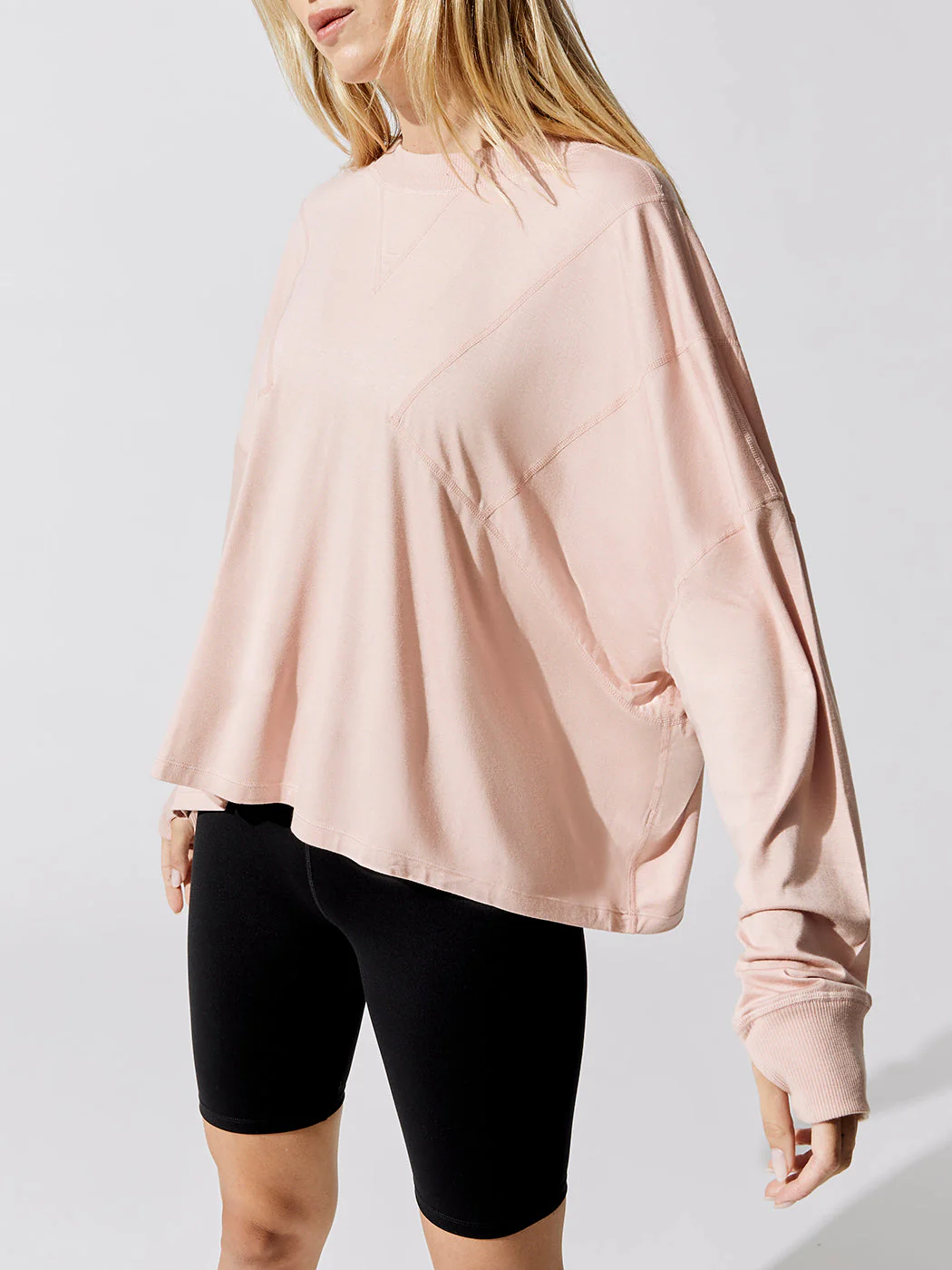 Runner Up Long Sleeve Layer - Shell Pink - Image 4