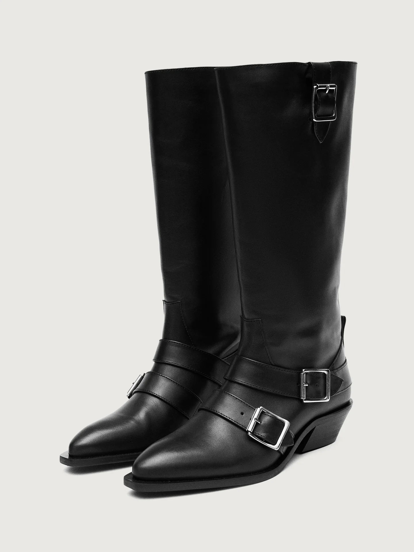 Ryder Boots - Black Leather - Image 4
