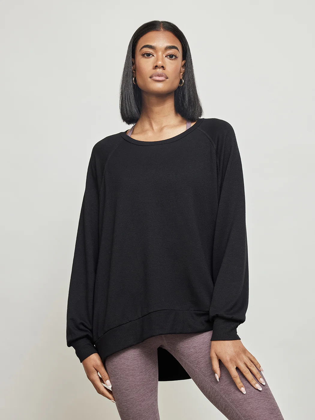 Saturday Oversized Pullover - Black