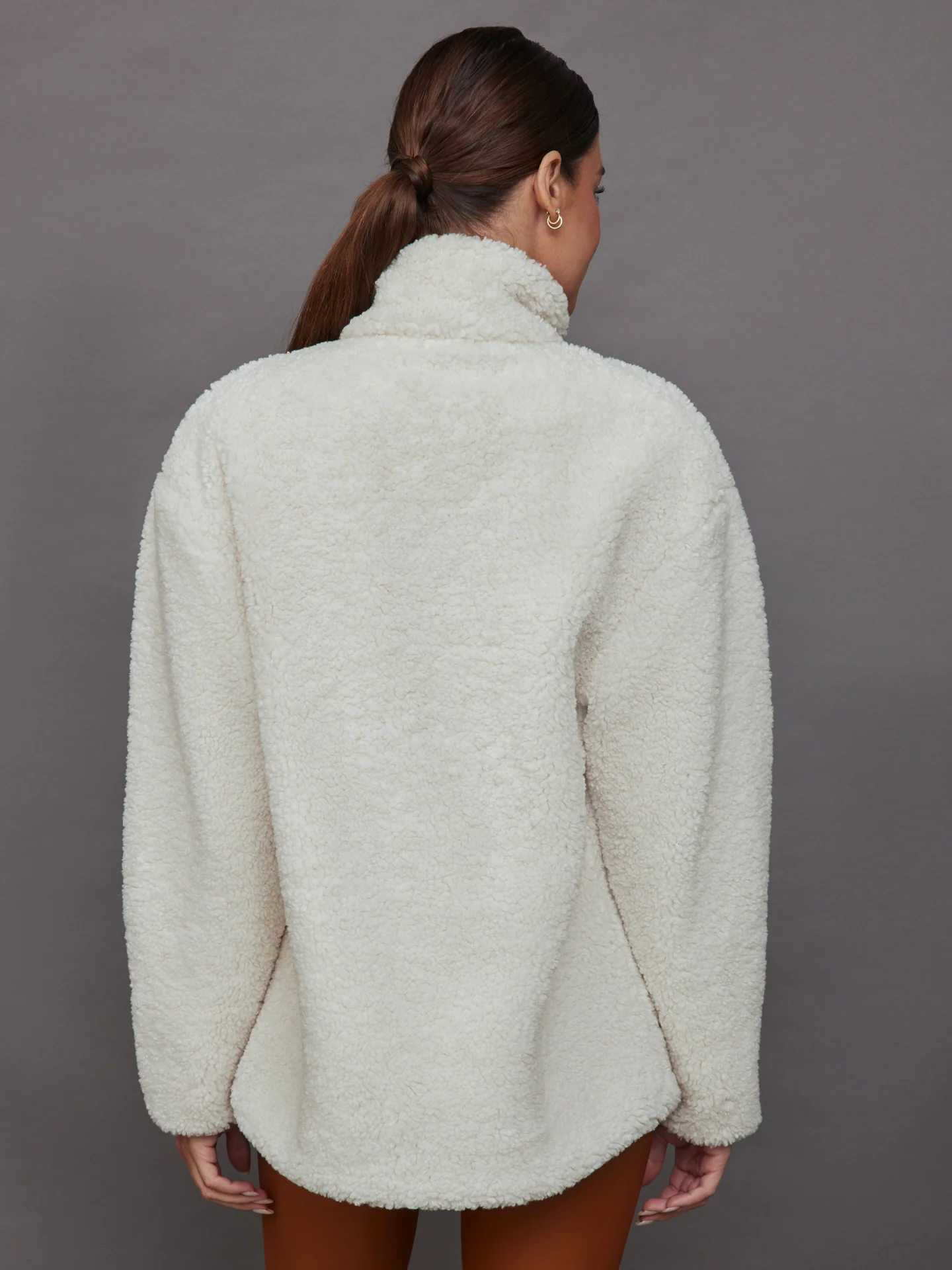 Sherpa Jacket - Vanilla/Spice Route - Image 3