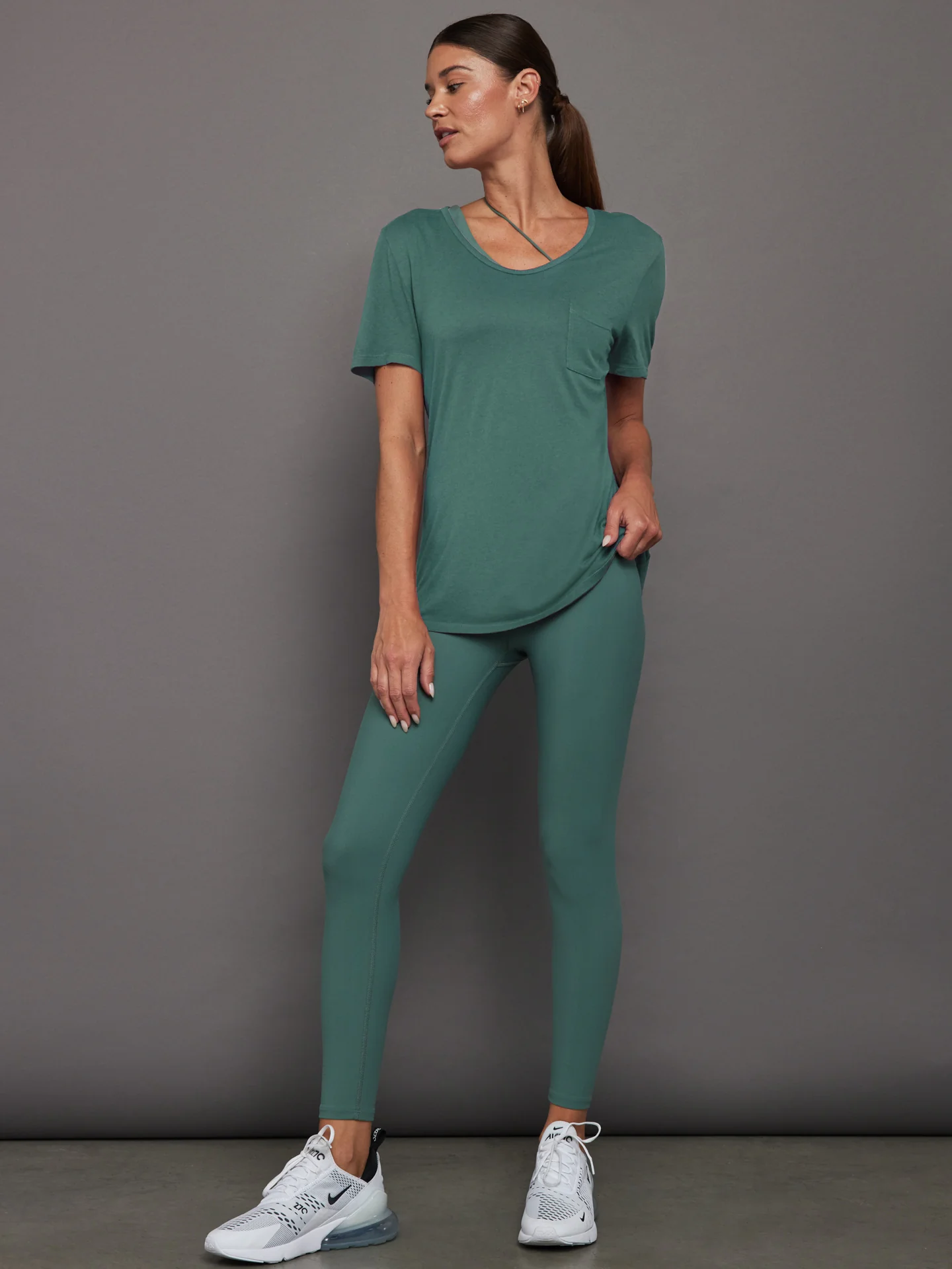 Short Sleeve Pocket Tee - Silverpine - Image 3