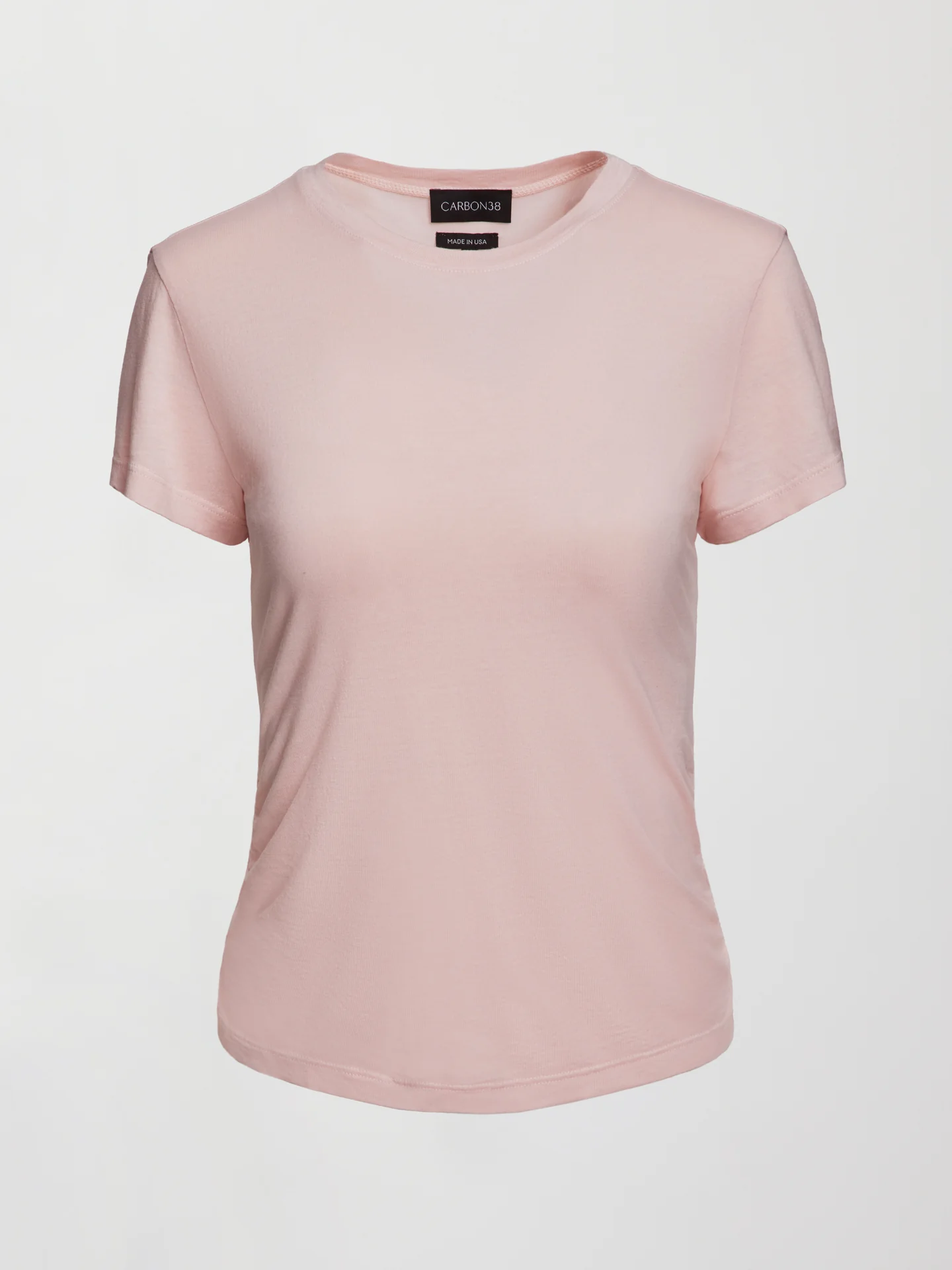Short Sleeve Ruched Tee - Lotus - Image 8
