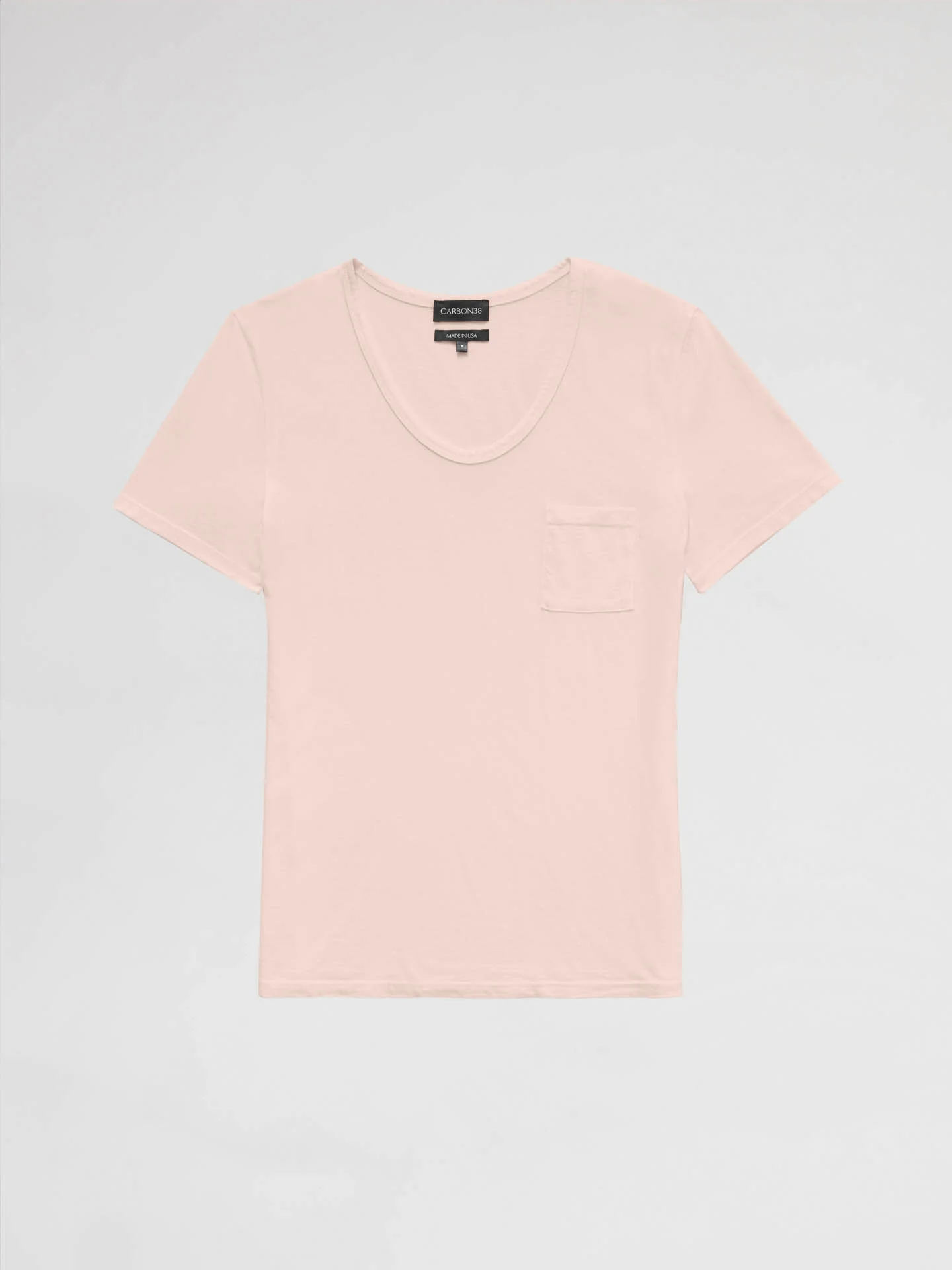 Short Sleeve Pocket Tee - Rose Cloud - Image 6