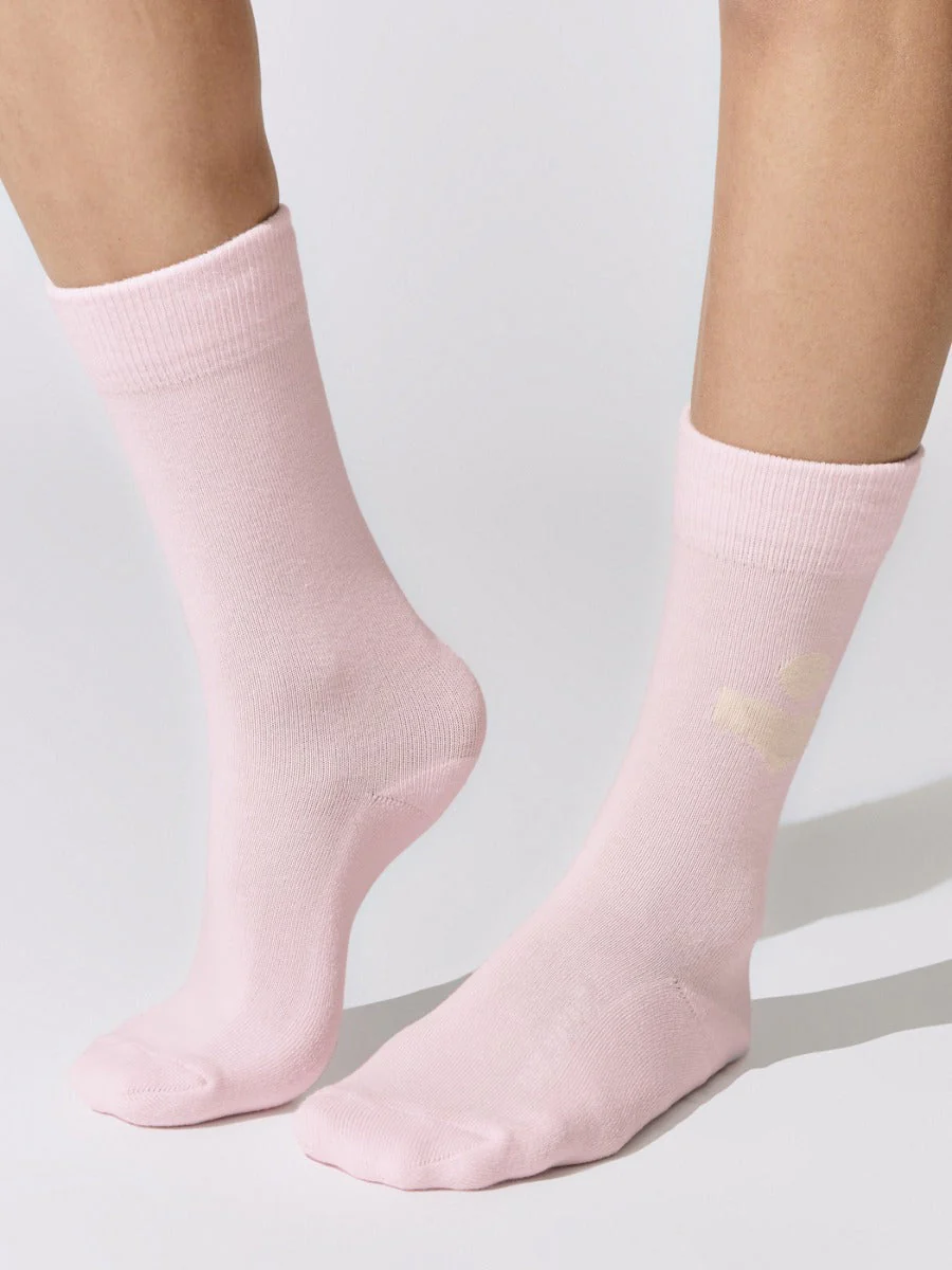 Siloki Logo Socks - Pink Rose - Image 2