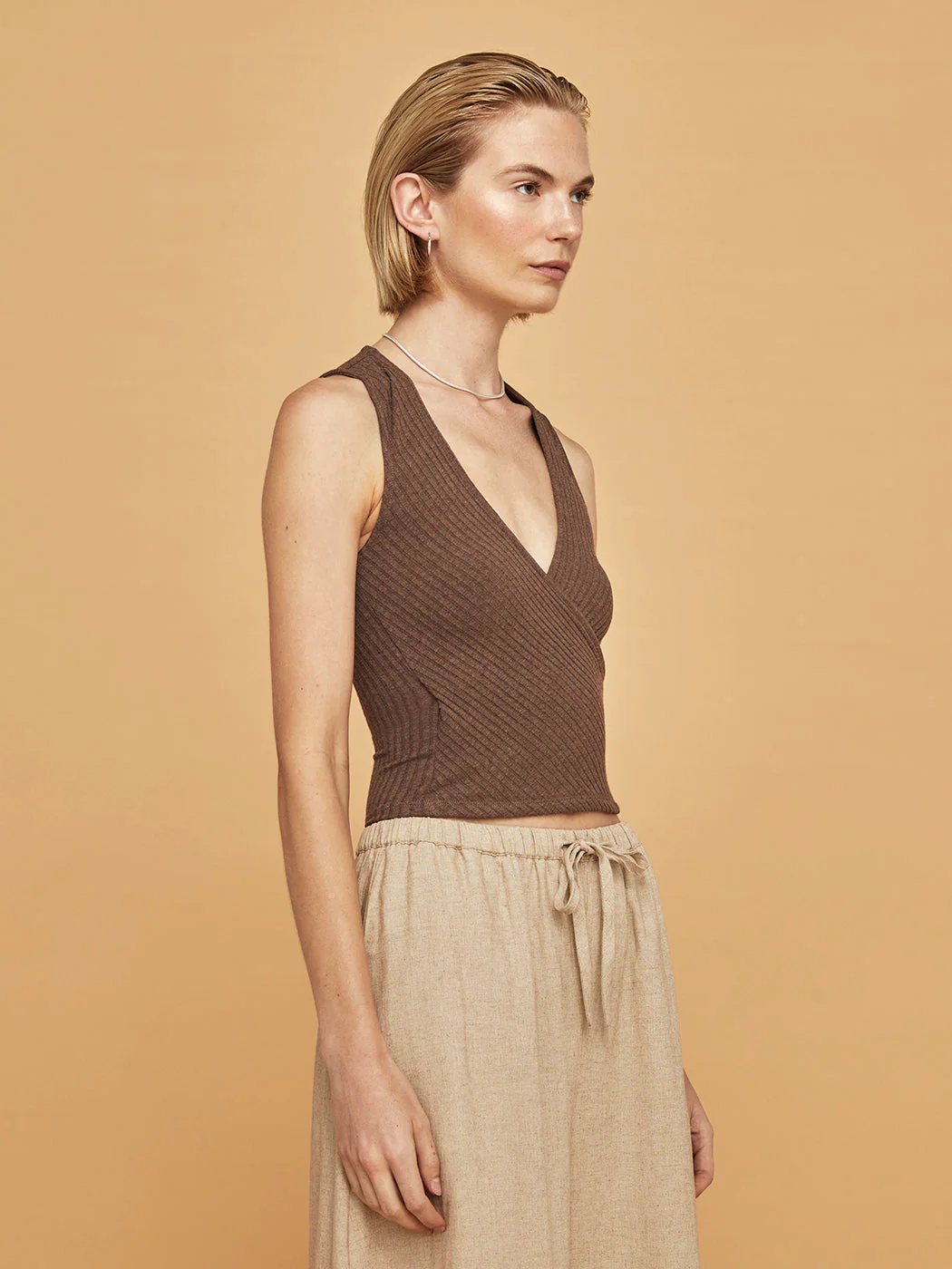 Sleeveless Wrap Top - Bruno - Image 4
