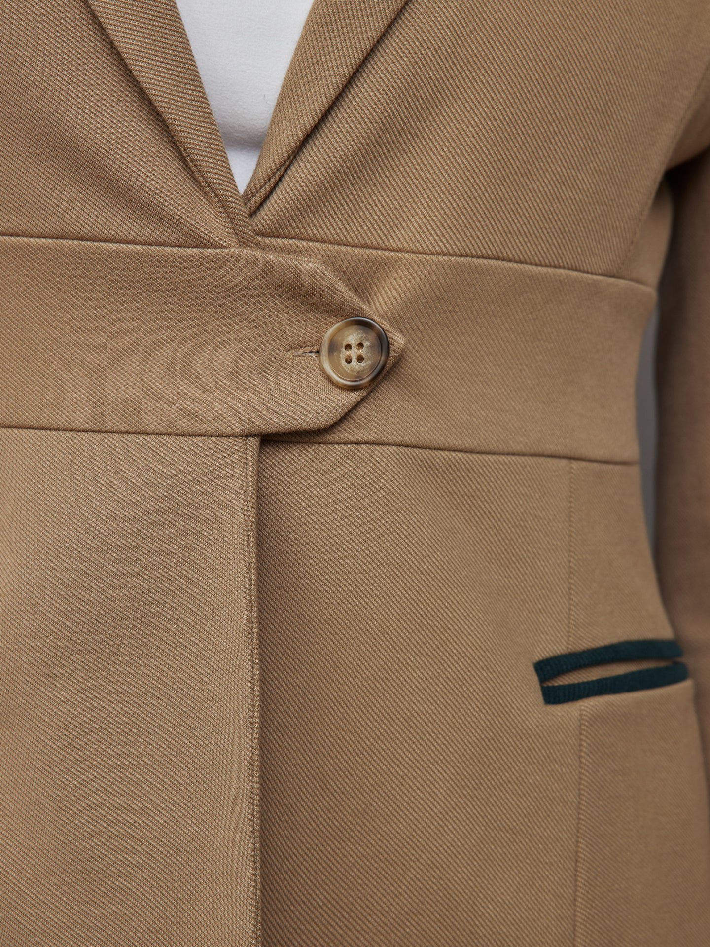 Slim Belted Blazer - Khaki / Ponderosa Pine - Image 6