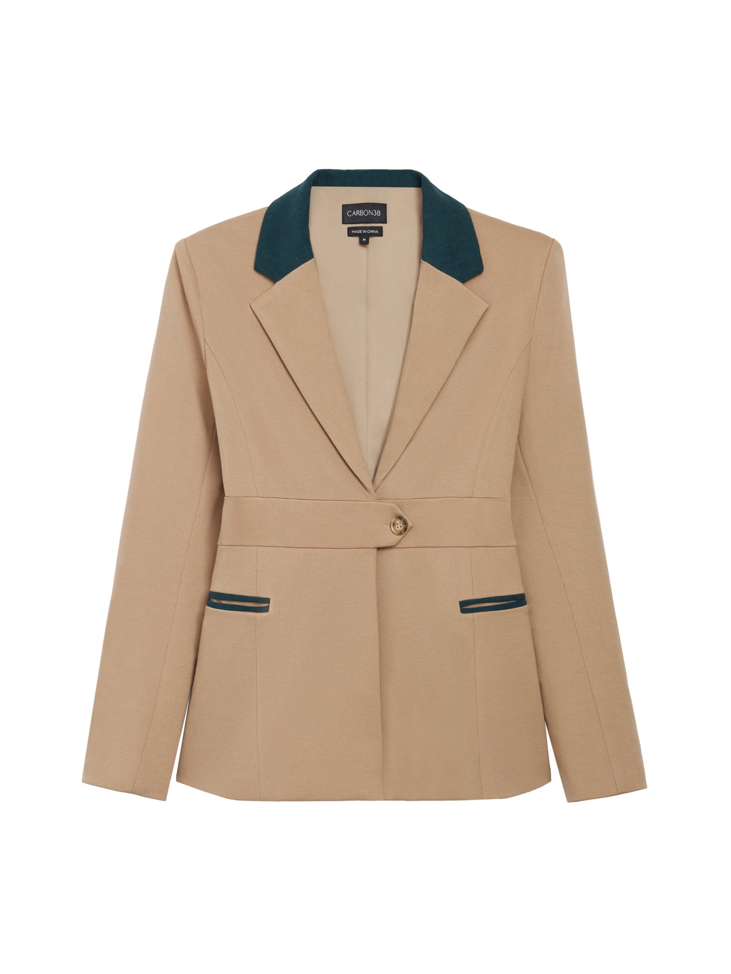 Slim Belted Blazer - Khaki / Ponderosa Pine - Image 7