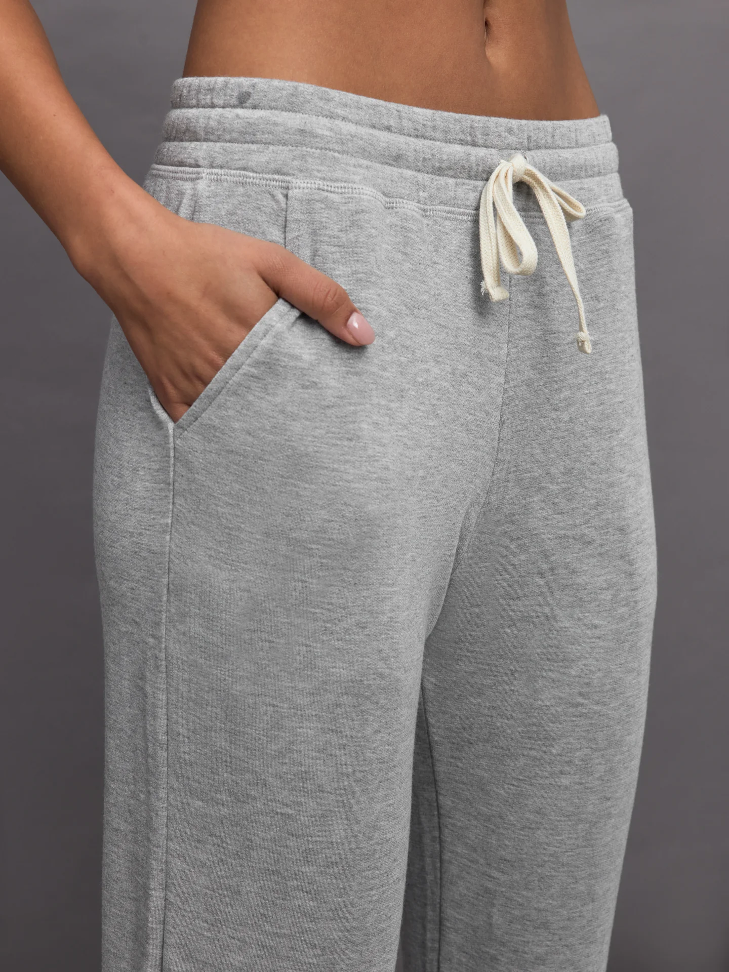 Slim Jogger - Heather Grey - Image 3
