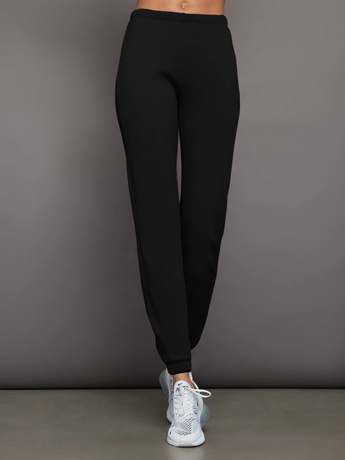 Slim Leg Sweatpant - Black - Image 2