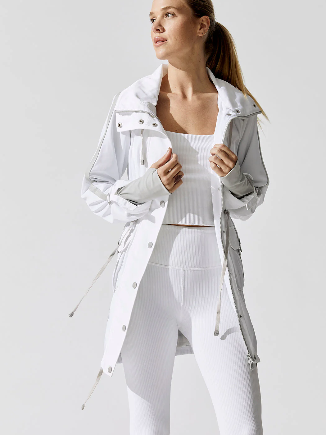 Solid Anorak - White - Image 7