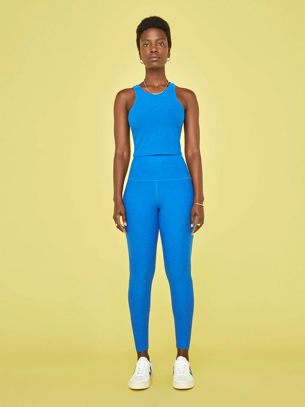Spacedye Focus Cropped Tank - Wayfinder Blue-Wave - Image 4