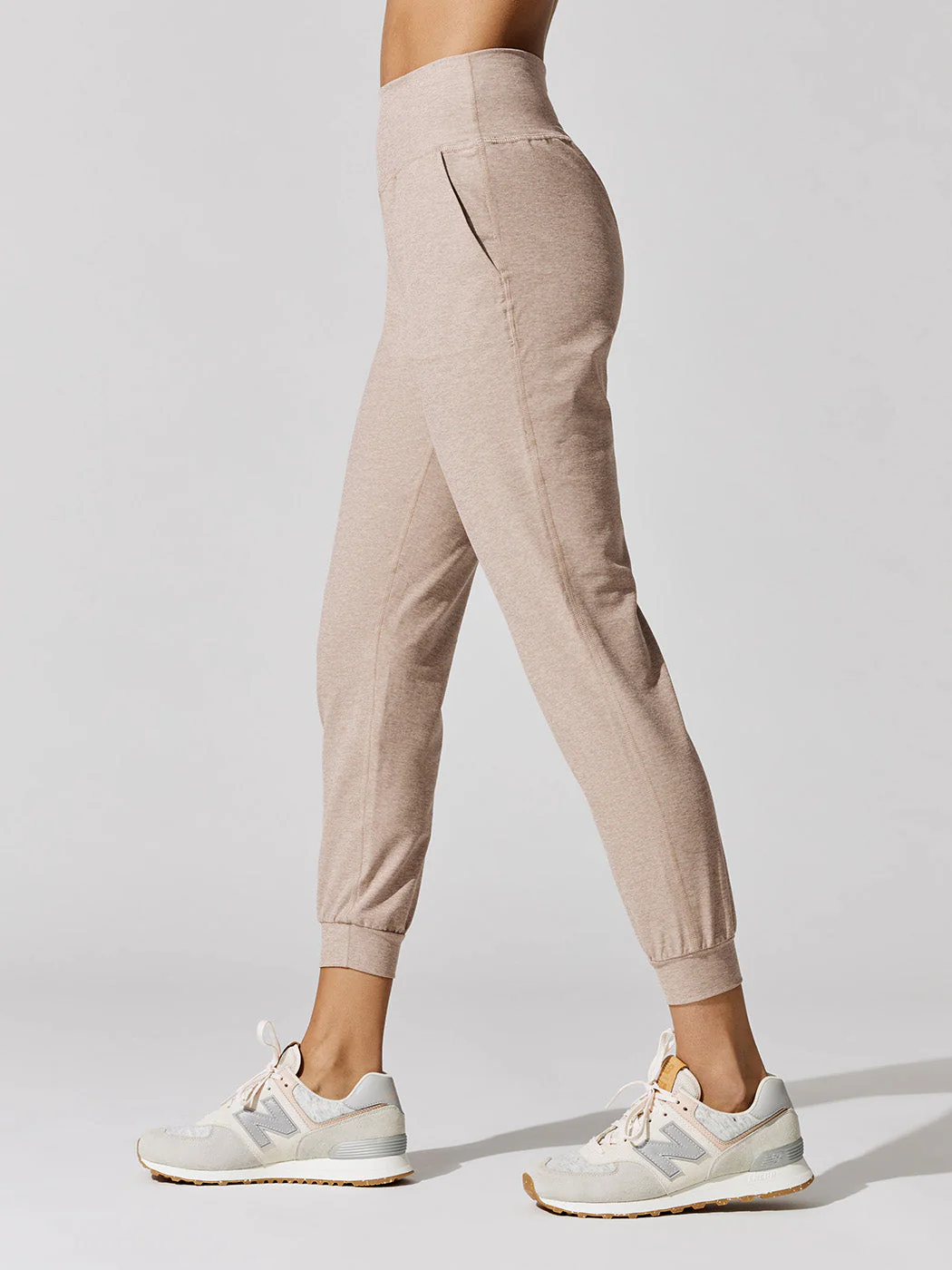 Spacedye Midi Jogger - Chai - Image 3