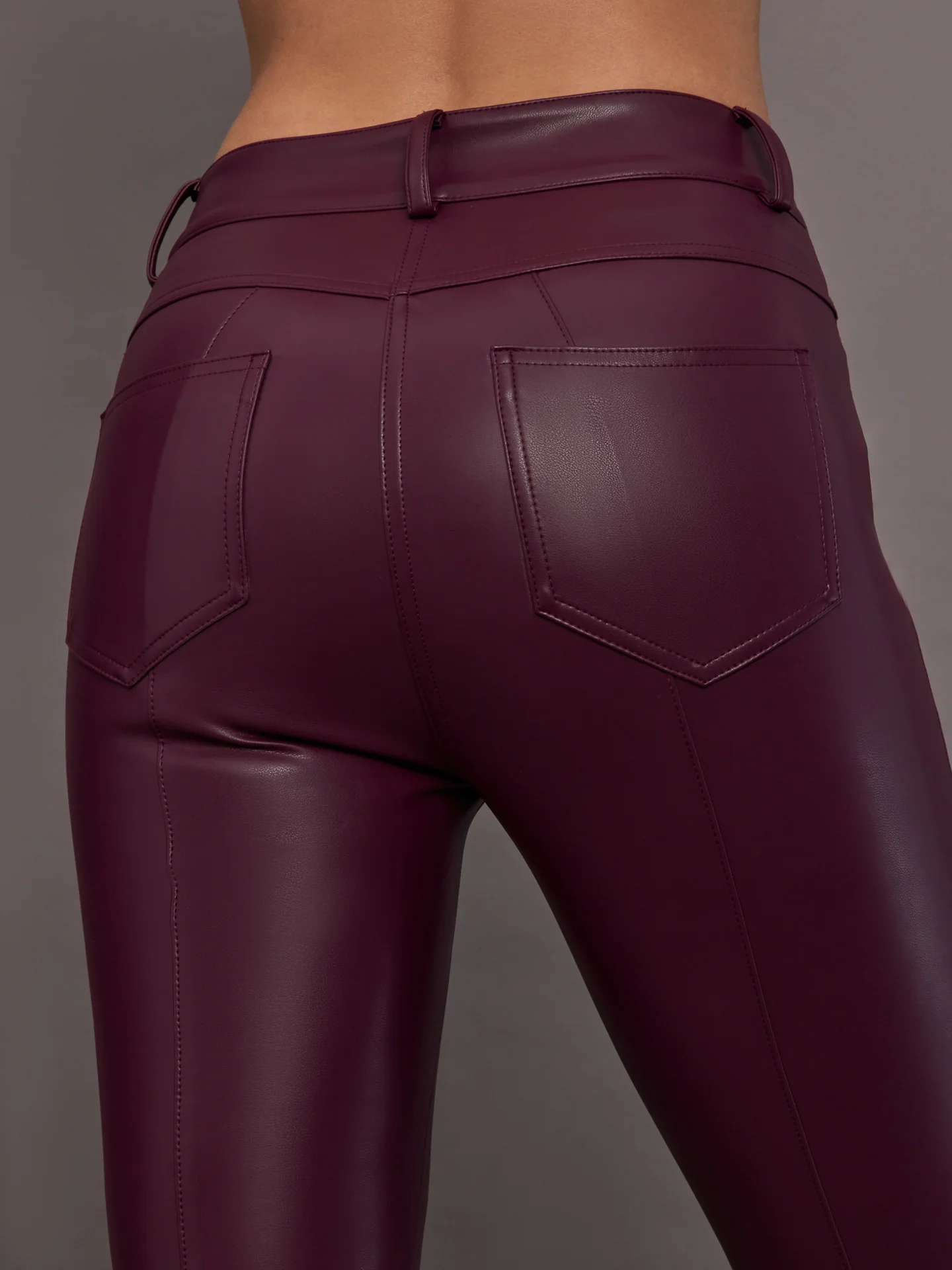 Spat Jeans - Plum - Image 5