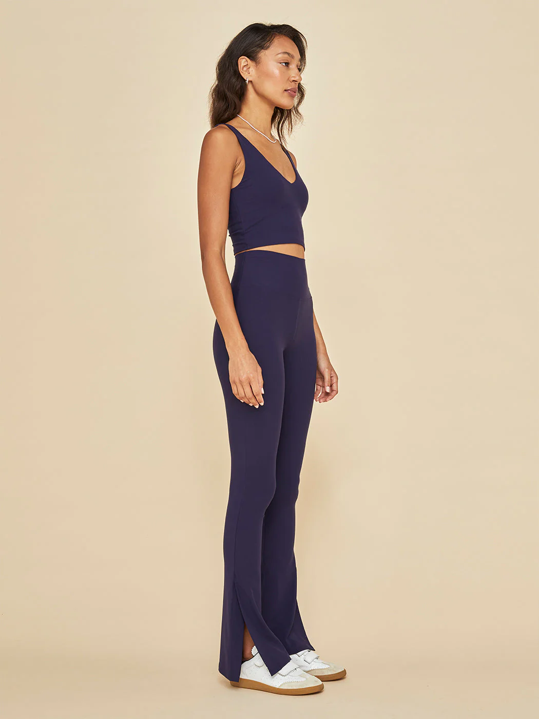 Split Bootcut Legging in Melt - Evening Blue - Image 2