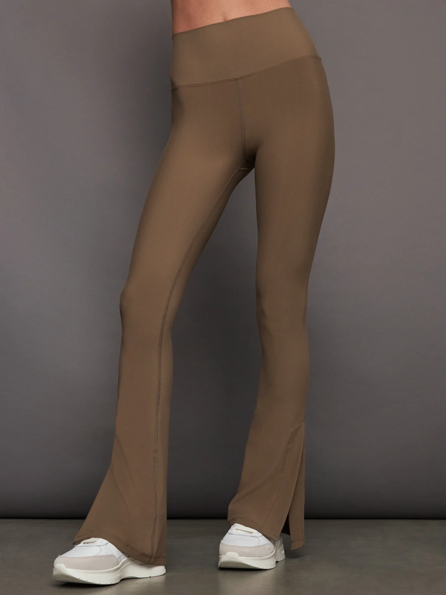 Split Bootcut Legging in Melt - Caribou - Image 2