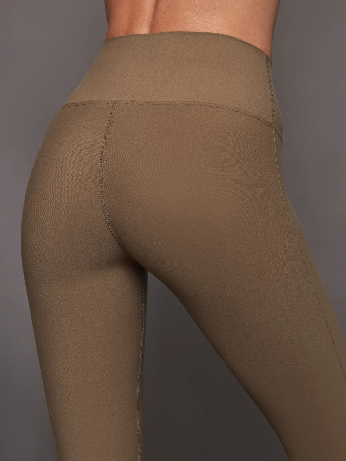 Split Bootcut Legging in Melt - Caribou - Image 4