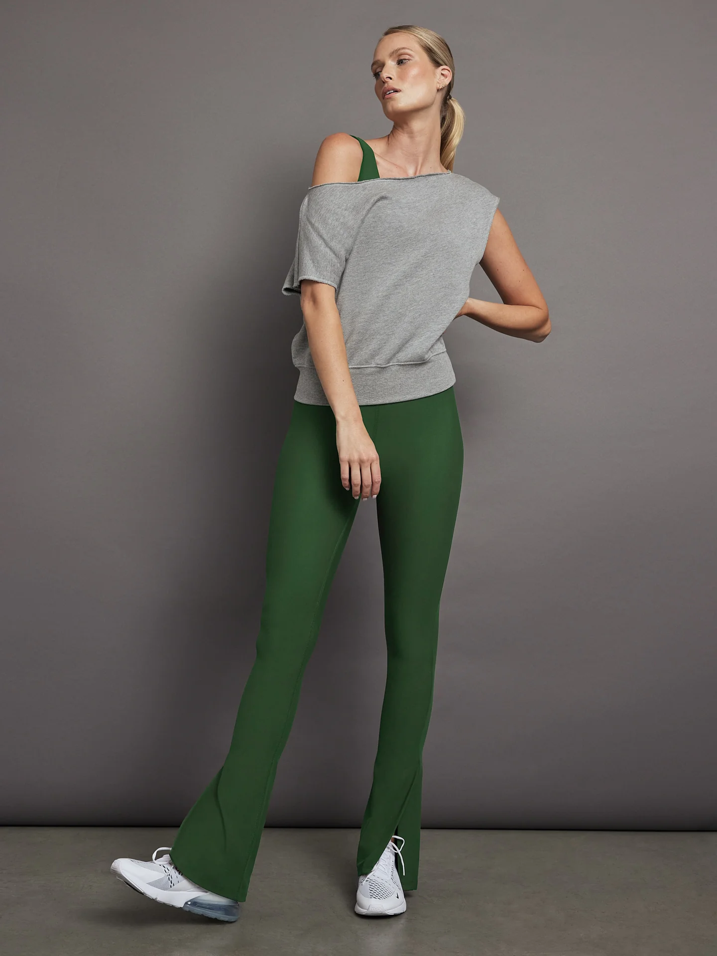 Split Bootcut Legging in Melt - Formal Garden - Image 6