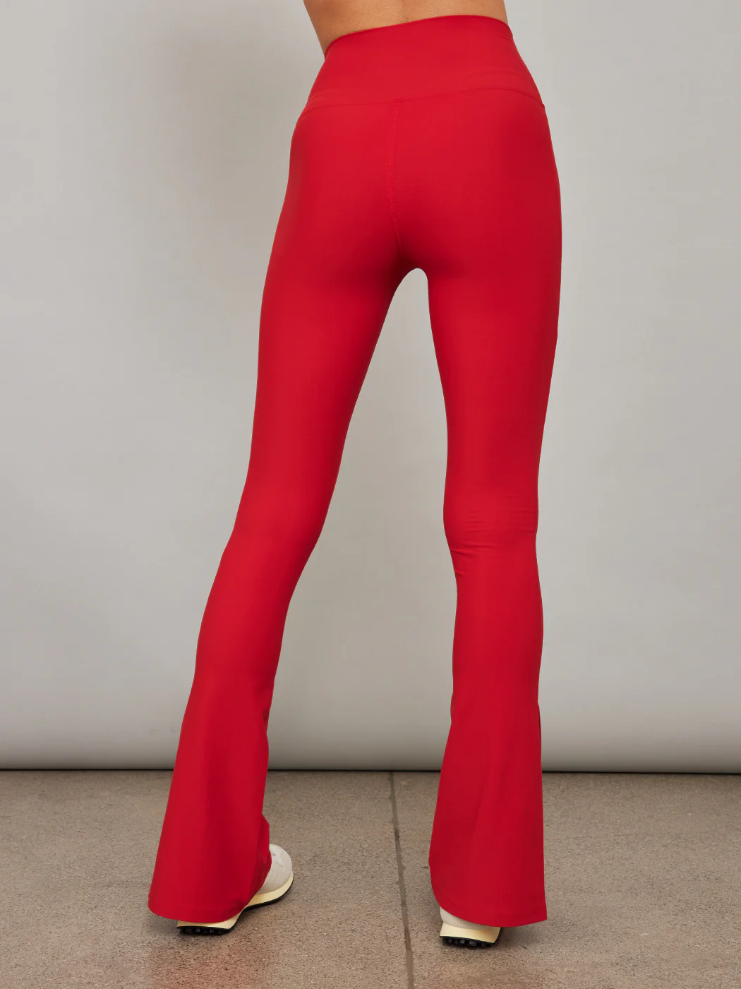 Split Bootcut Legging in Melt - Haute Red - Image 3