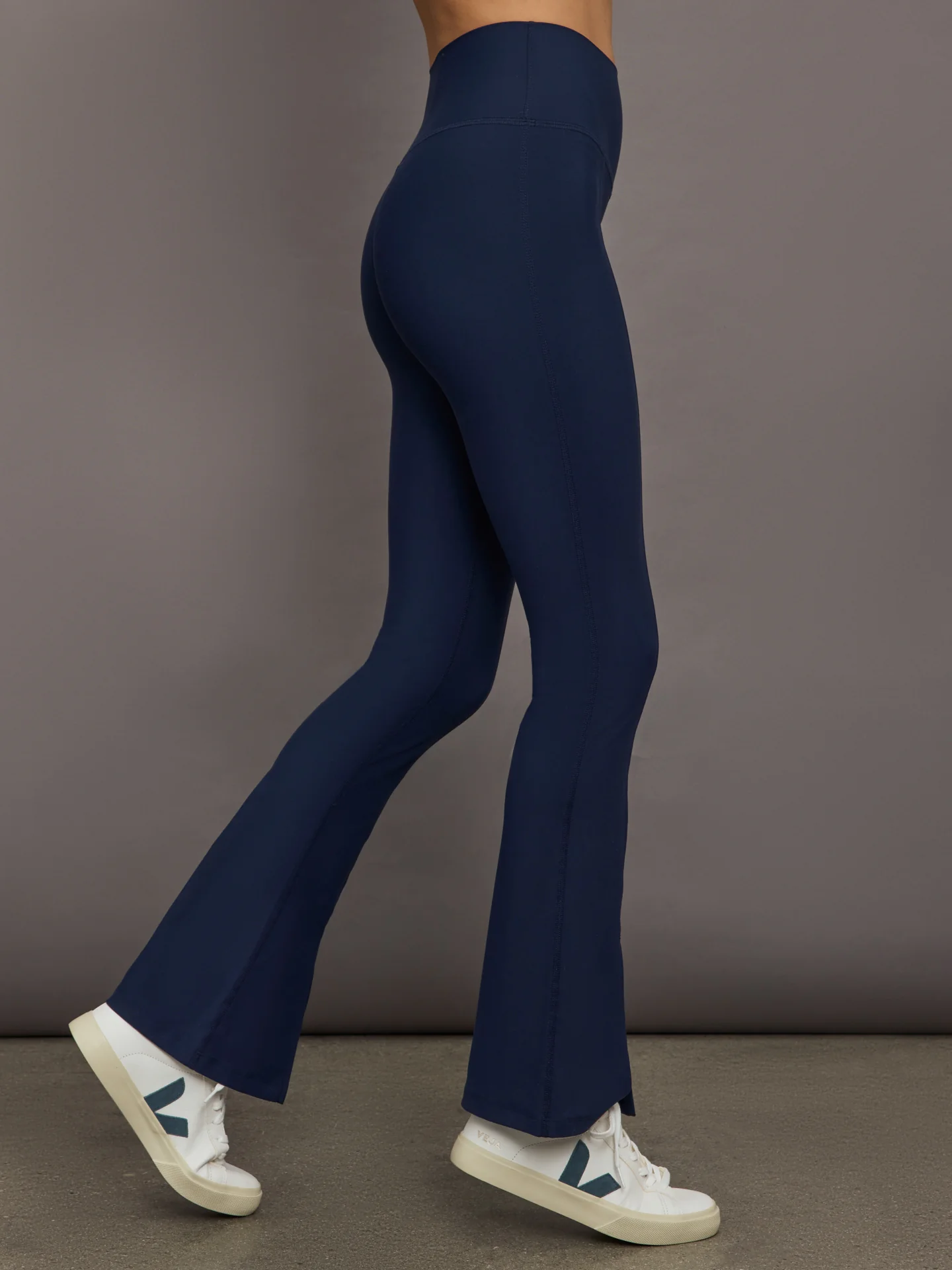 Split Front Legging in Melt - Navy Blazer - Image 3