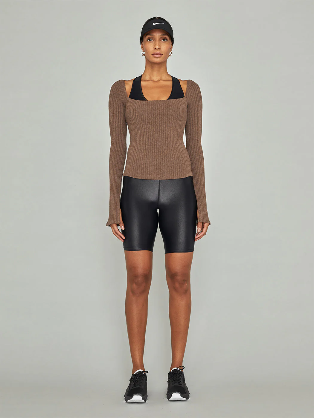 Split Sleeve Square Neck Top - Bruno - Image 6