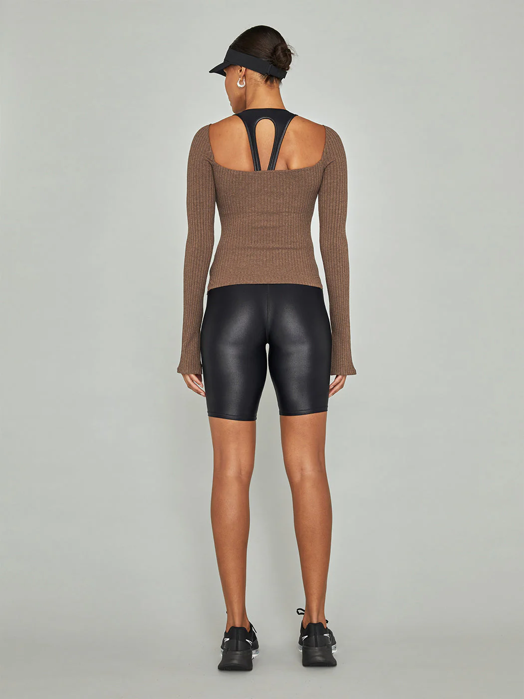 Split Sleeve Square Neck Top - Bruno - Image 8