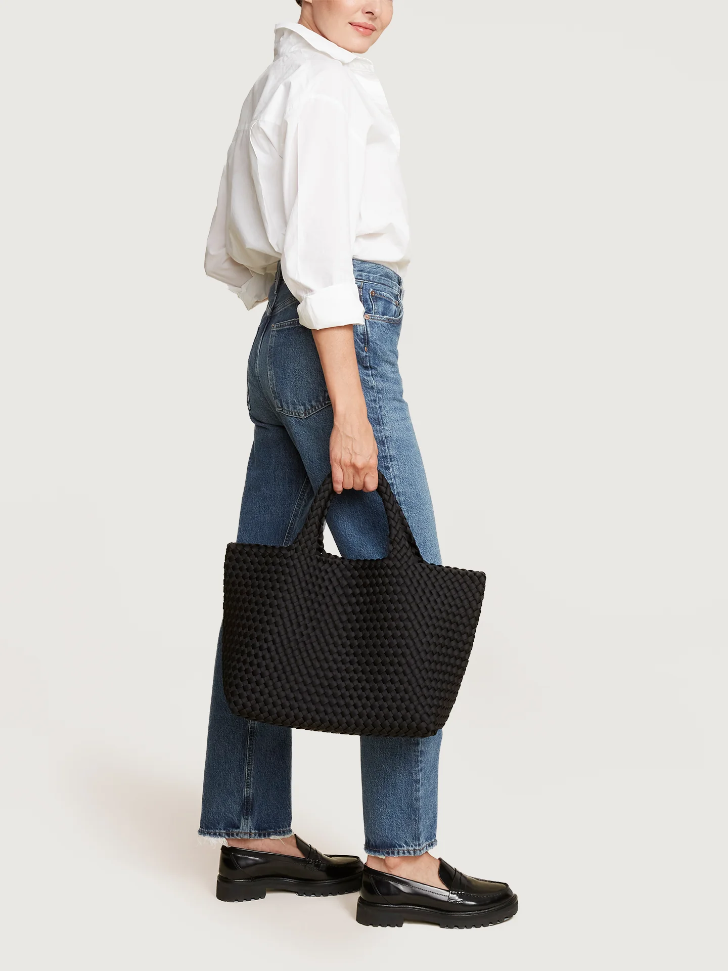 St. Barths Medium Tote - Onyx - Image 6