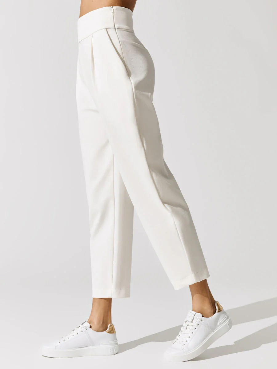 Stanton Cropped Pant - White - Image 2