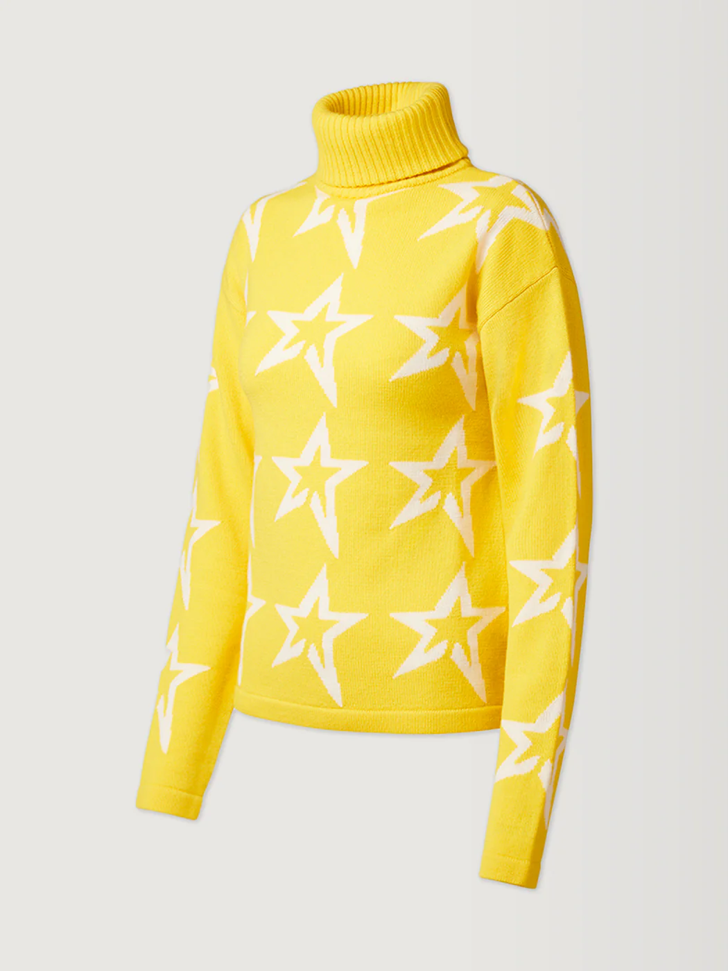 Star Dust Sweater - Butter Yellow/Snow White Star - Image 2
