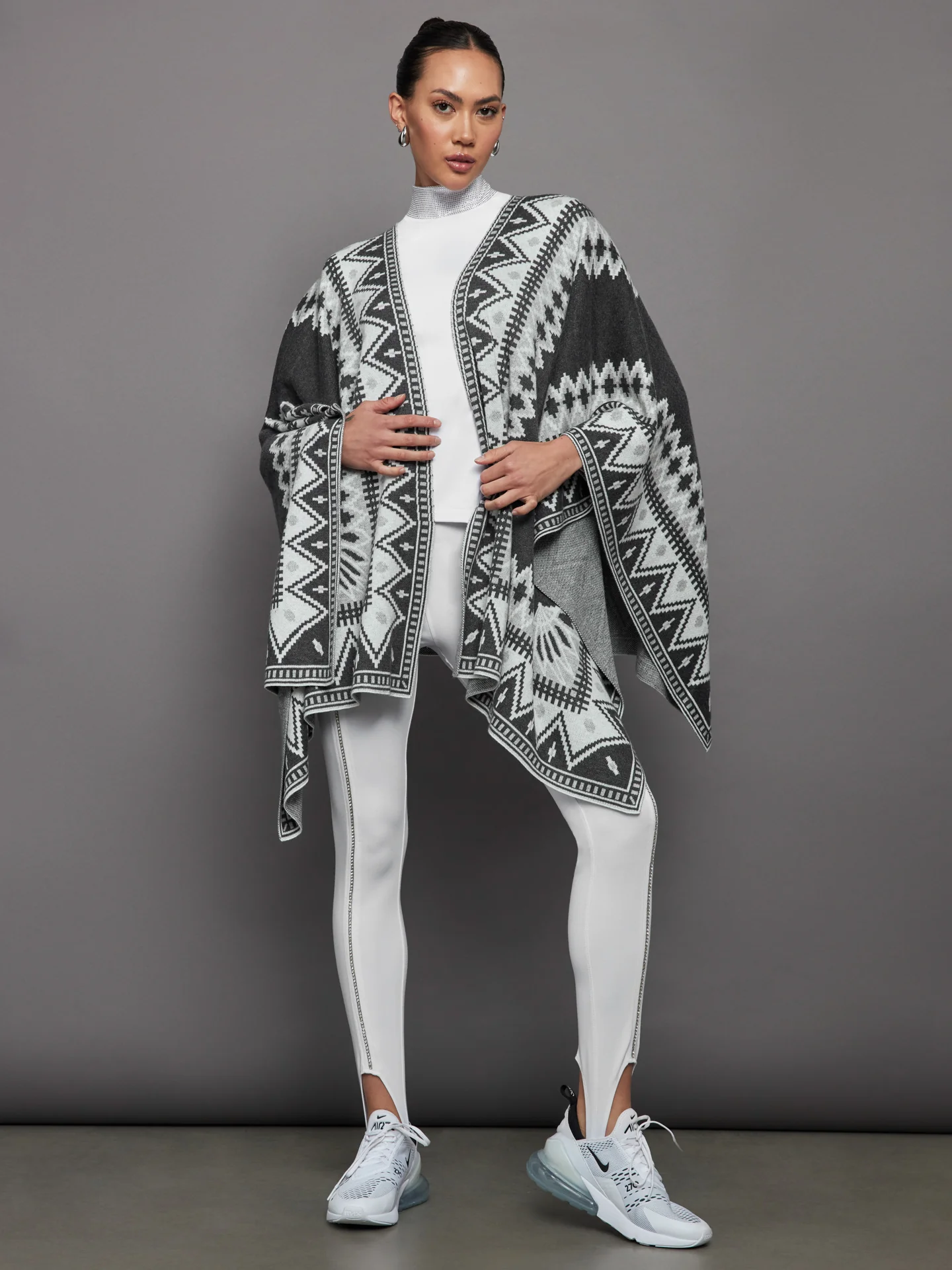 Stirrup Legging with Rhinestone Trim - White - Image 8