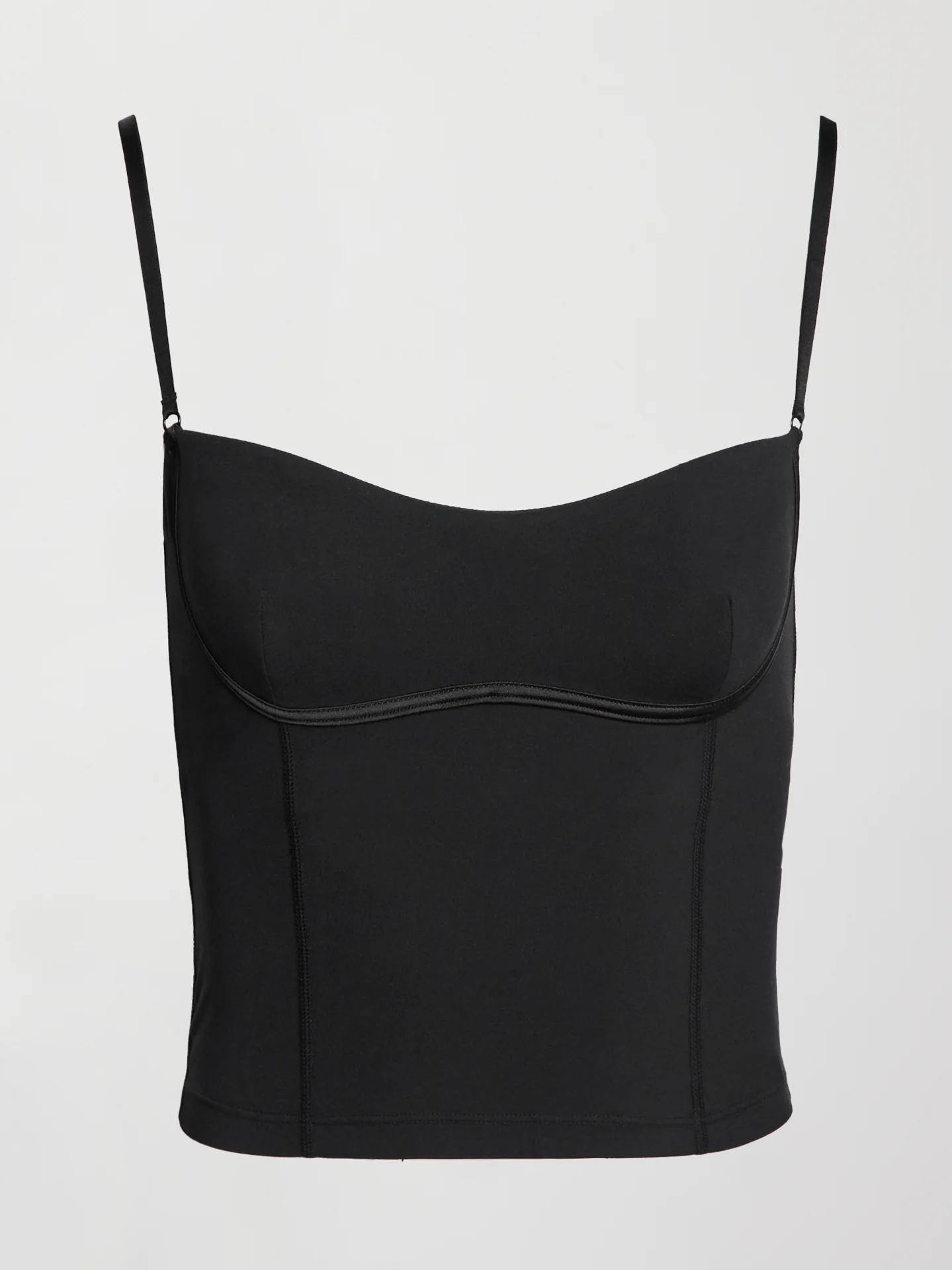 Seamed Tank in Melt - Black - Image 7