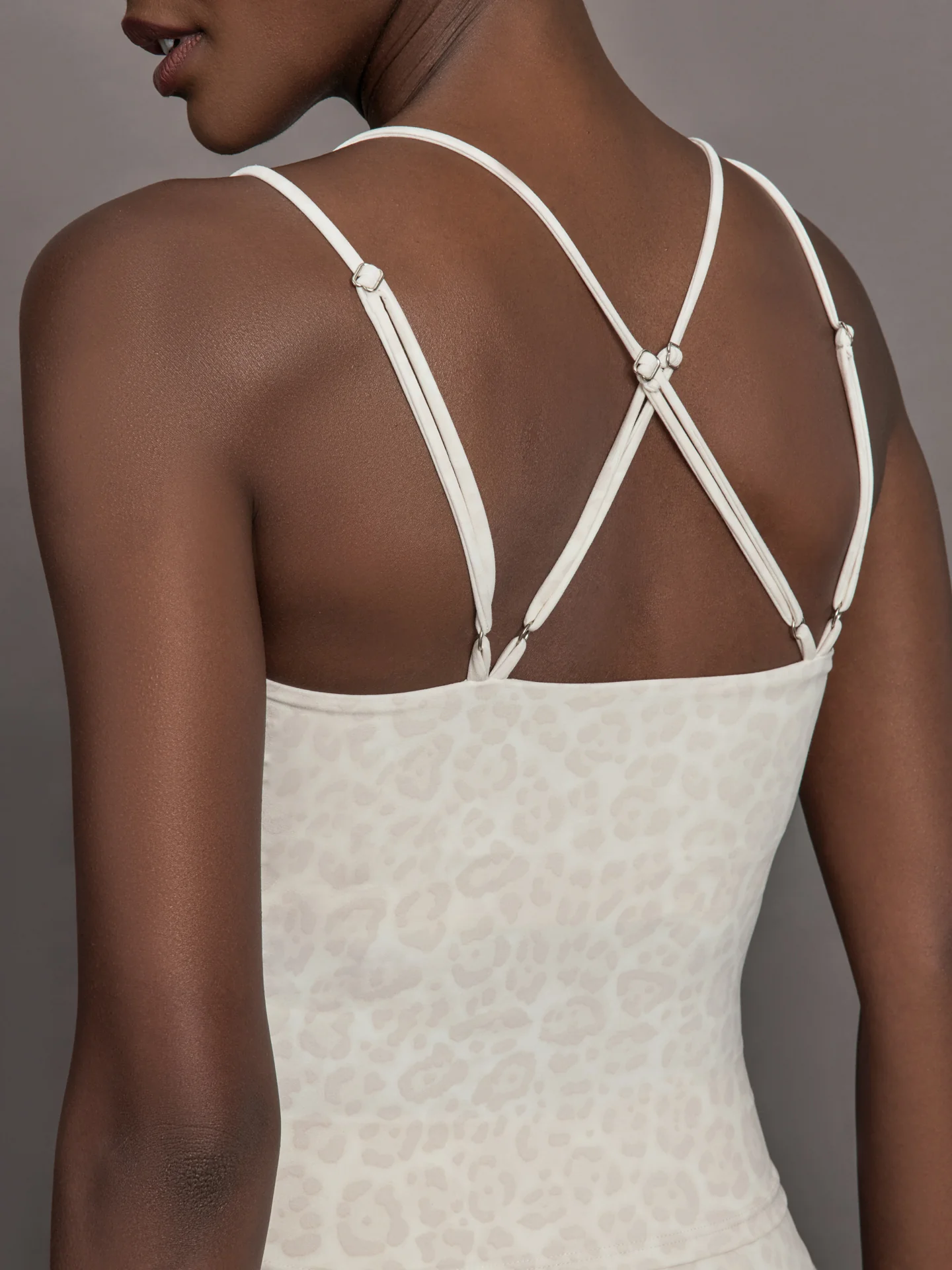 Strappy Tank in Melt - Snow Leopard - Image 5