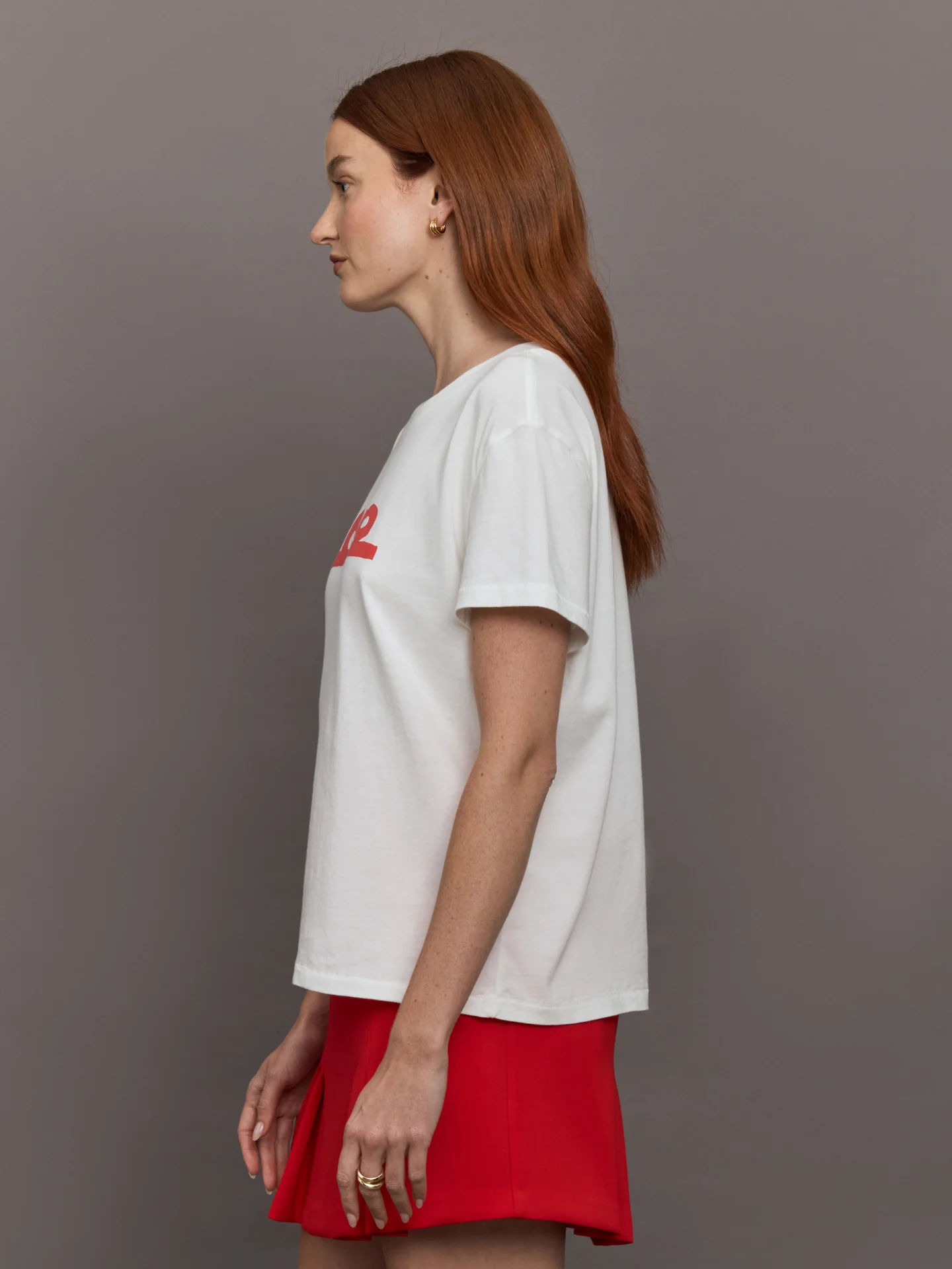 Suke Love Lines Tee - White - Image 4