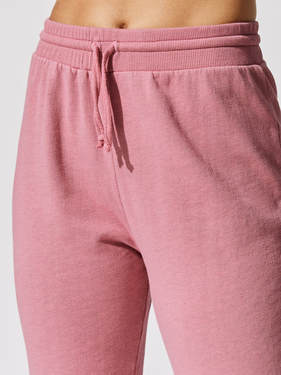 Summer Terry Sweatpant - Heather Pink - Image 5