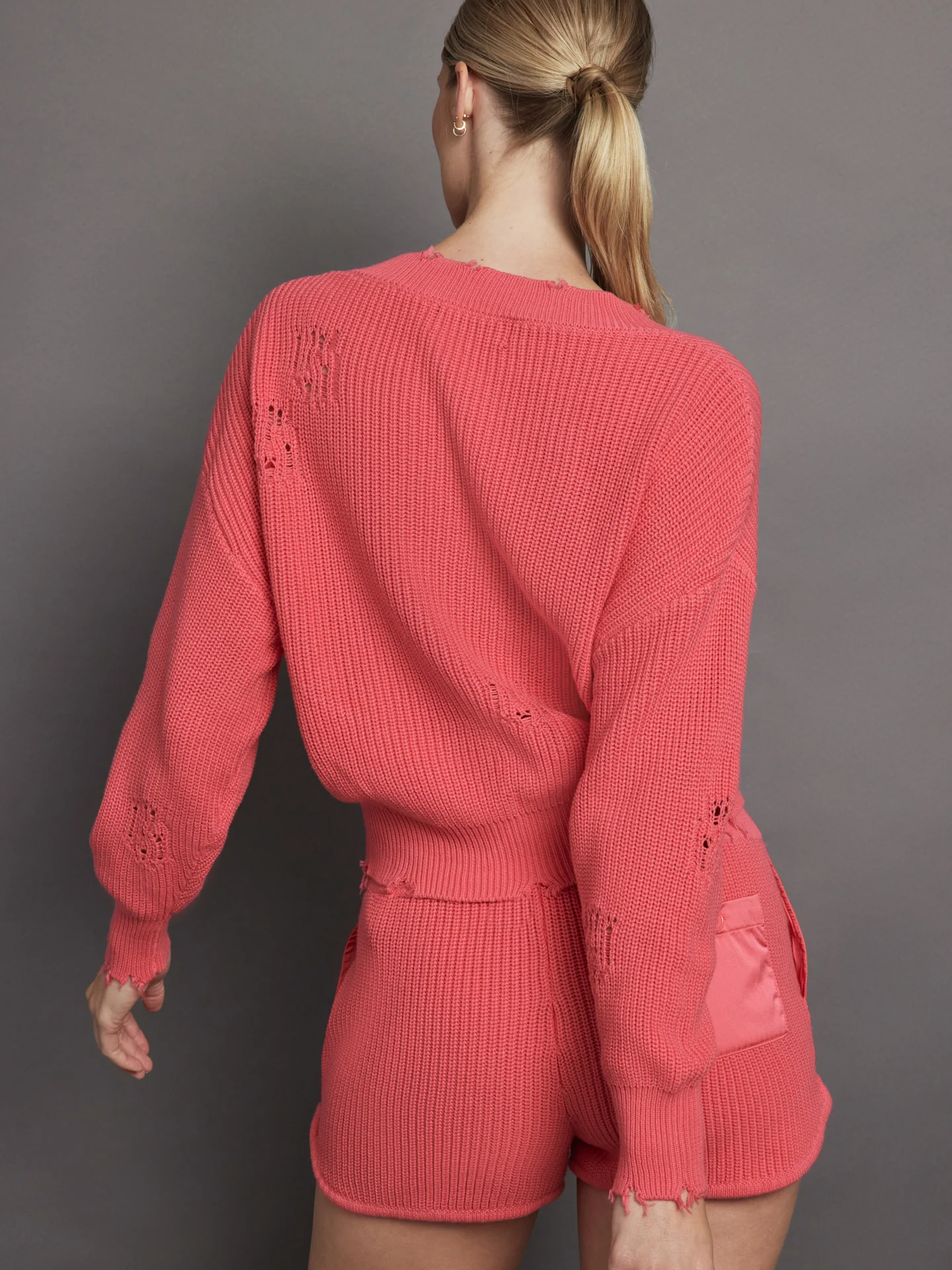 Syd Sweater - Neon Coral - Image 3
