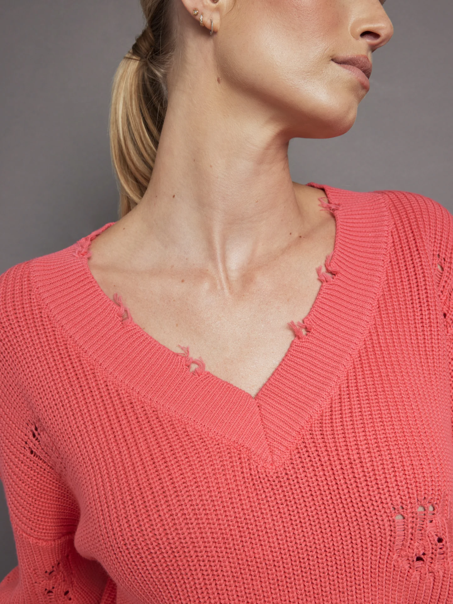 Syd Sweater - Neon Coral - Image 5