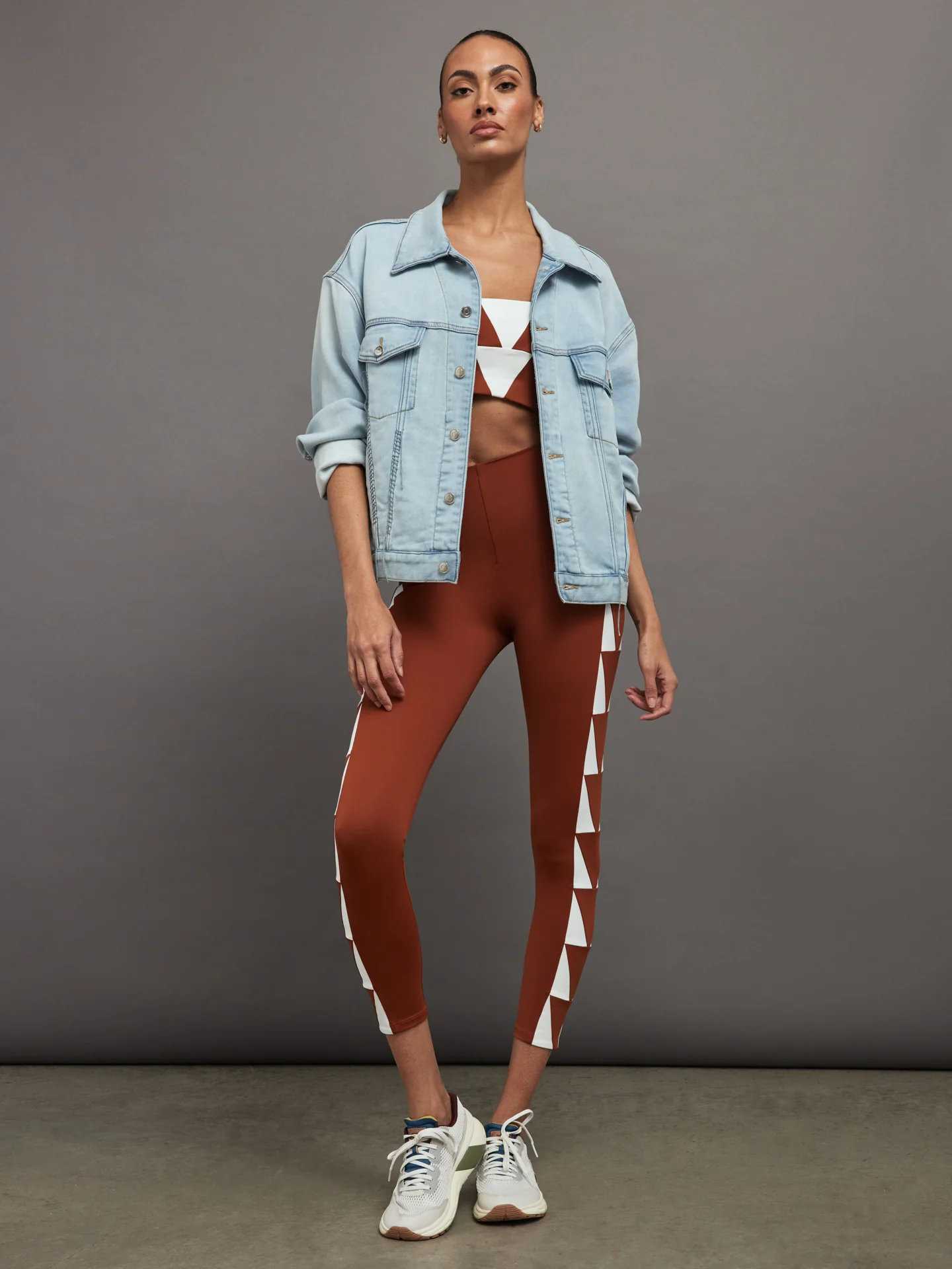 Symbole Legging - Maroon/Chantilly - Image 5