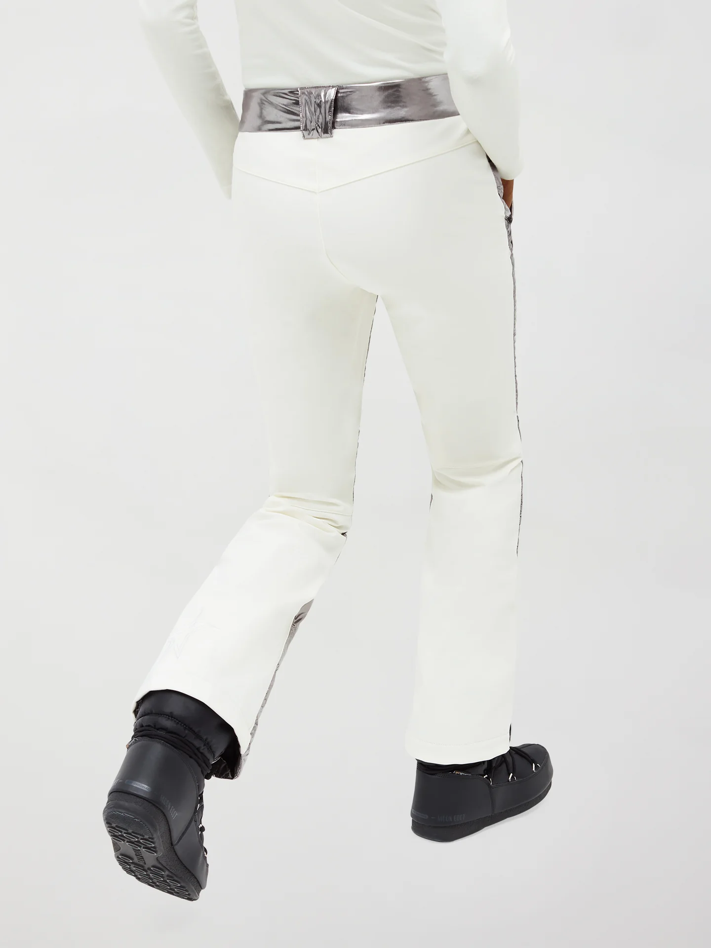 Talia Quilted Pant - Silver Hp Foil - Image 4