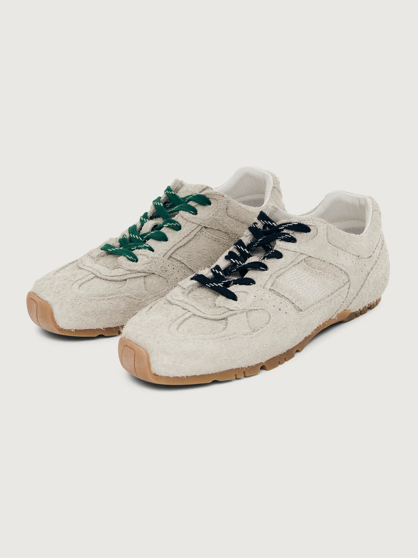Tb.56 Fuzzy Sneaker - Light Grey - Image 3