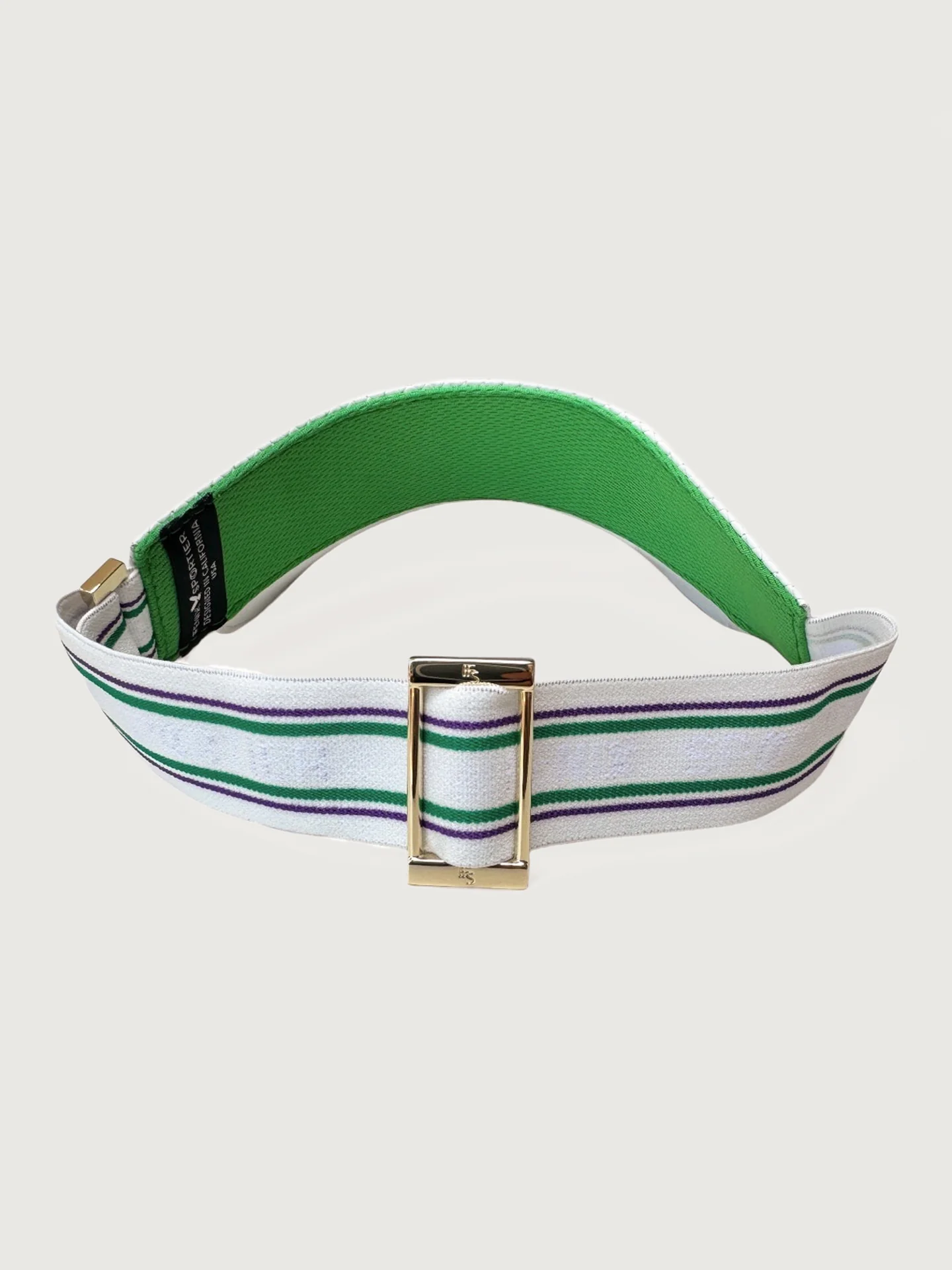 Tennis Visor - White Basketweave - Image 6