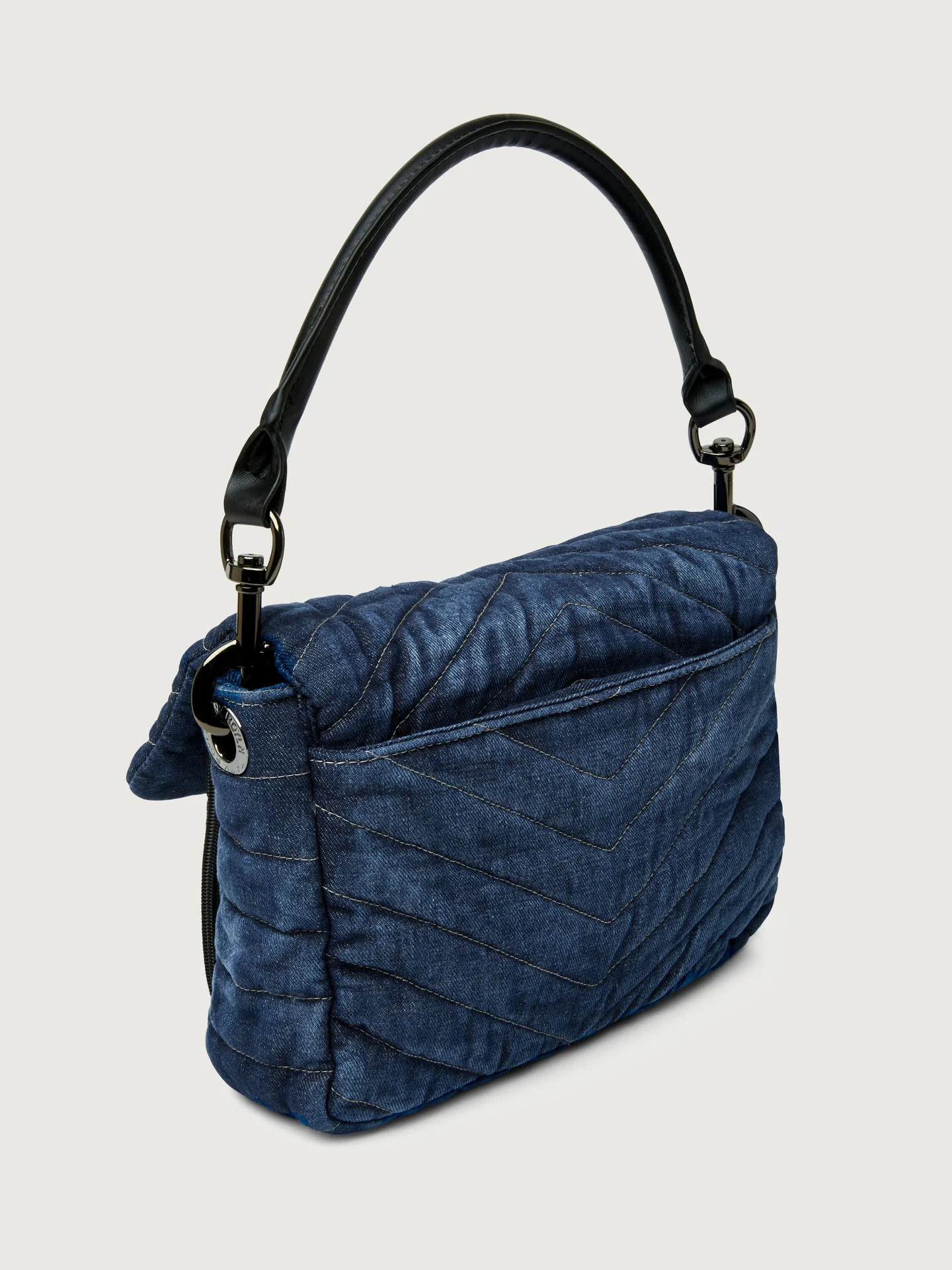 The Muse - Stone Washed Denim/Black/Black Gunmetal Hardware - Image 4