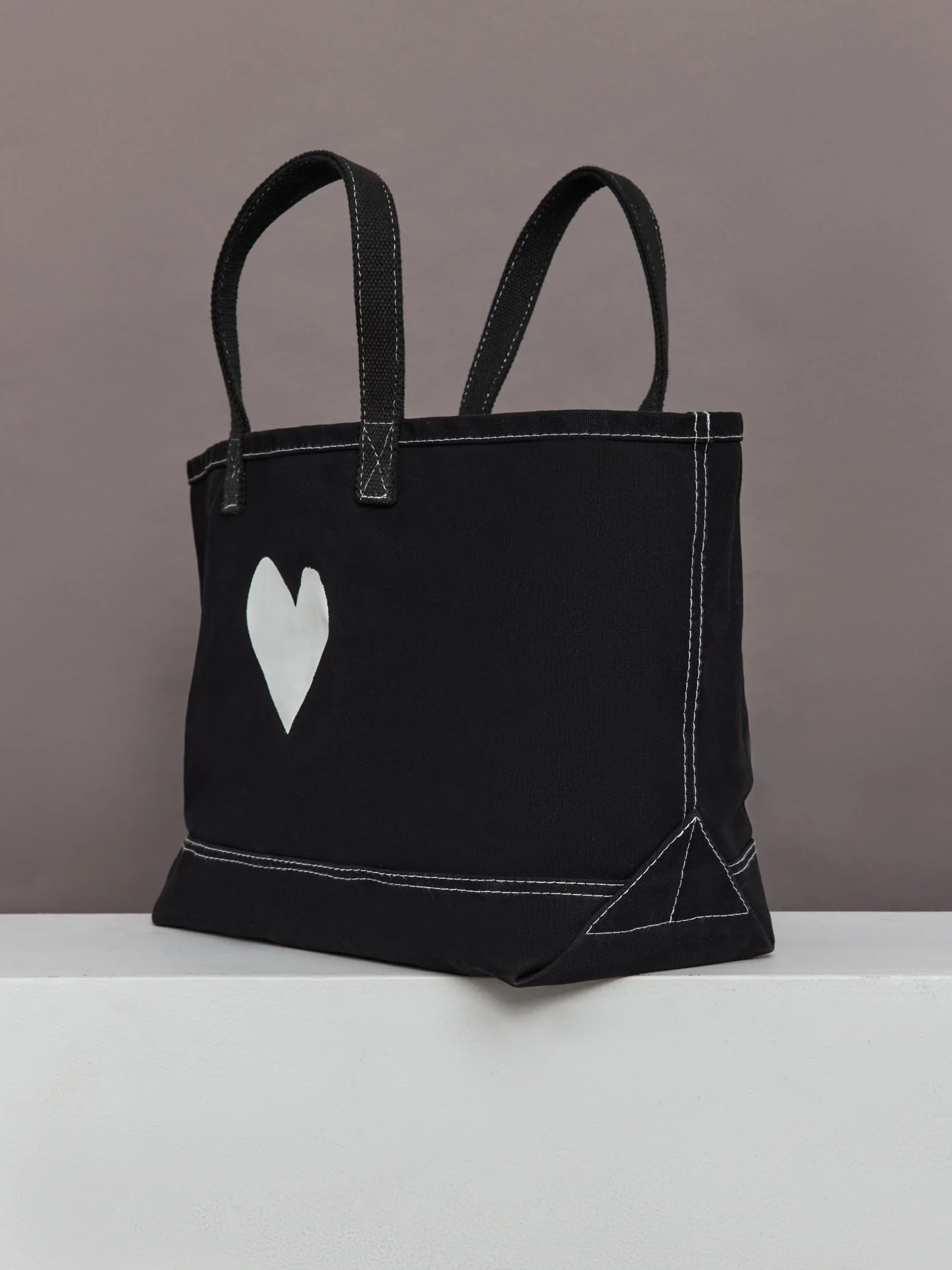 The Tote Imperfect Heart - Black/White - Image 2