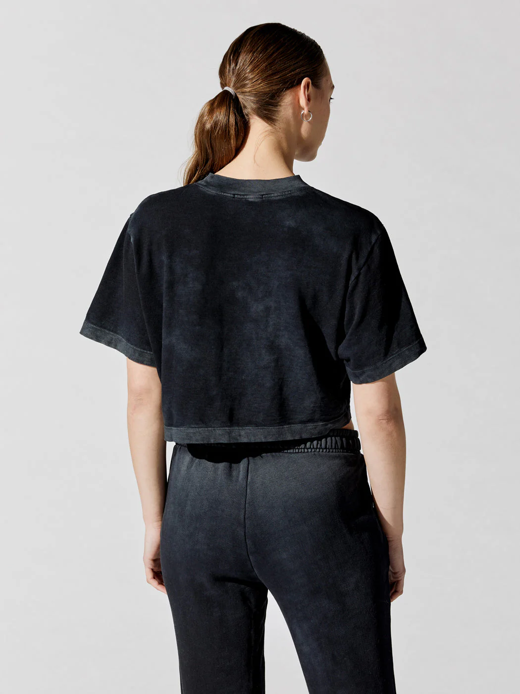 Tokyo Crop Tee - Vintage Black - Image 2