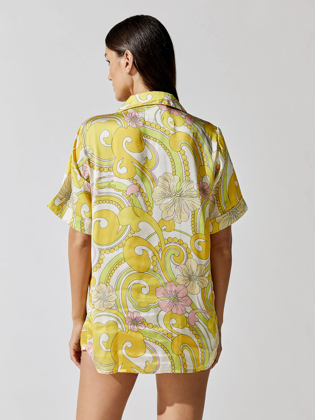 Troppo Silky Shirt - Golden - Image 4