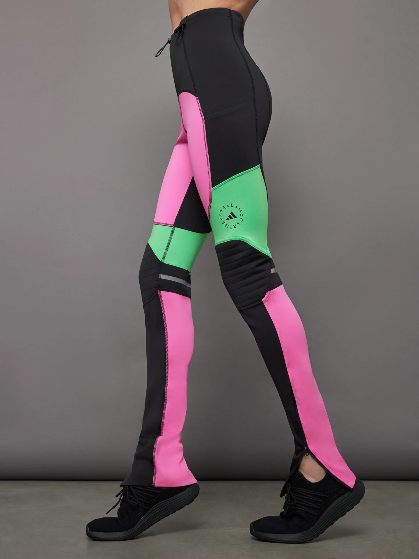TrueNature Hiking Long tight - BLACK/SCREAMING PINK/SEMI FLASH GREEN - Image 2