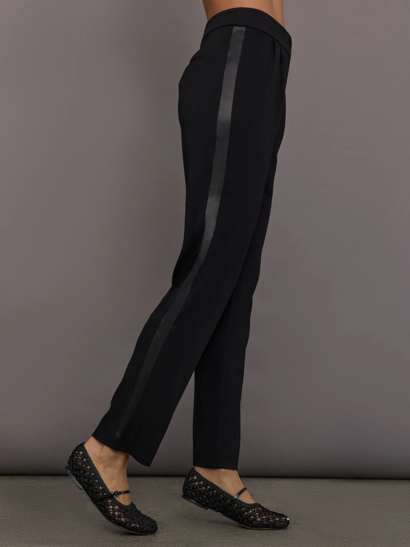 Tuxedo Pant in Scuba - Black