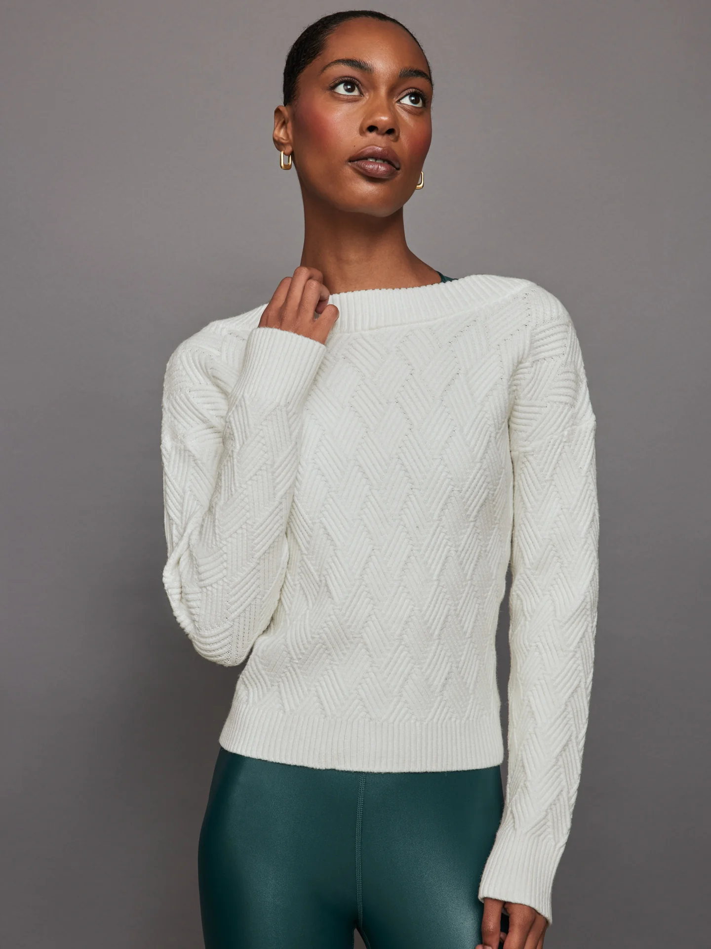 Twist Pullover - Winter White - Image 3