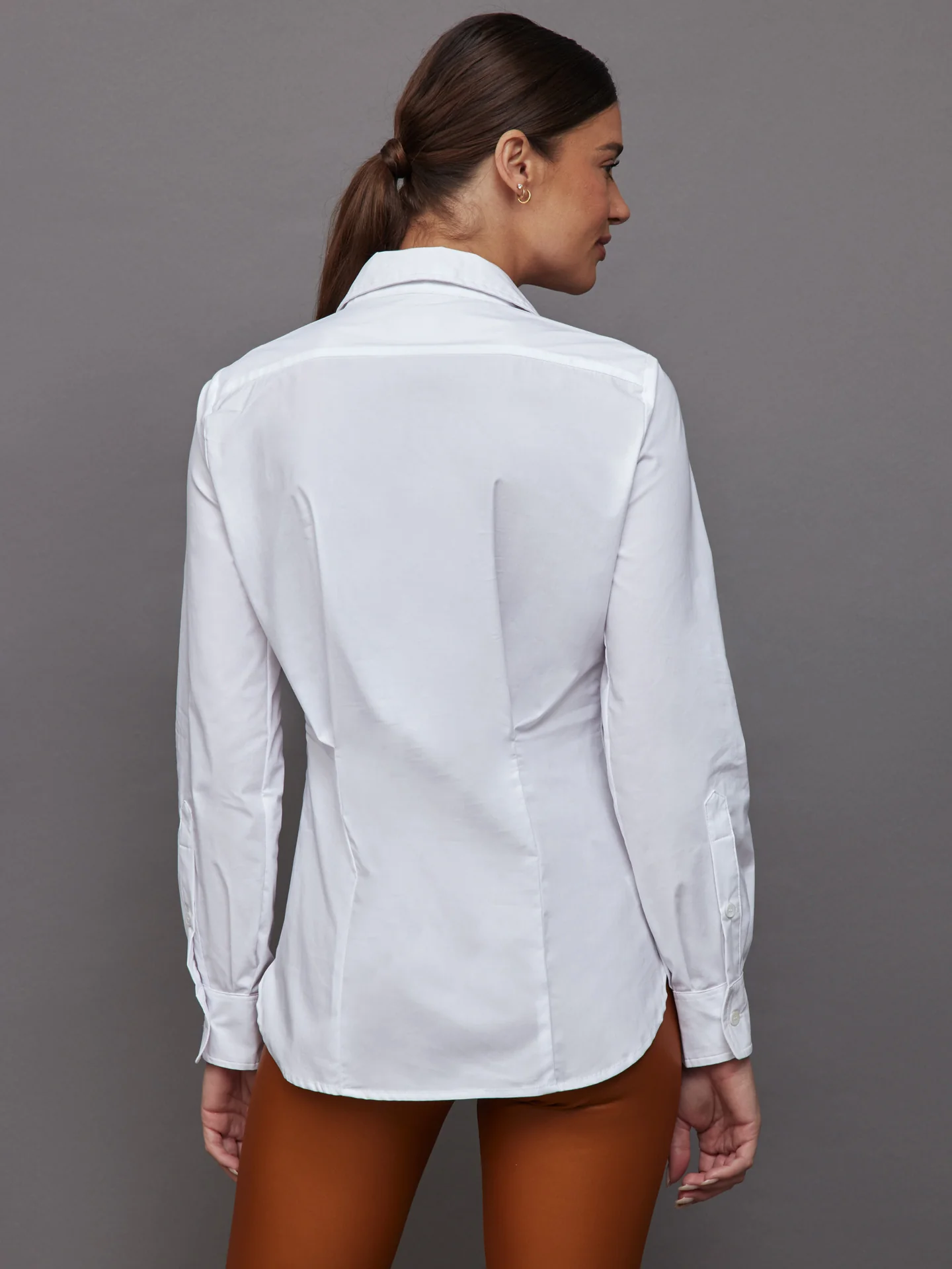 Twisted Tunic Shirt - White - Image 3