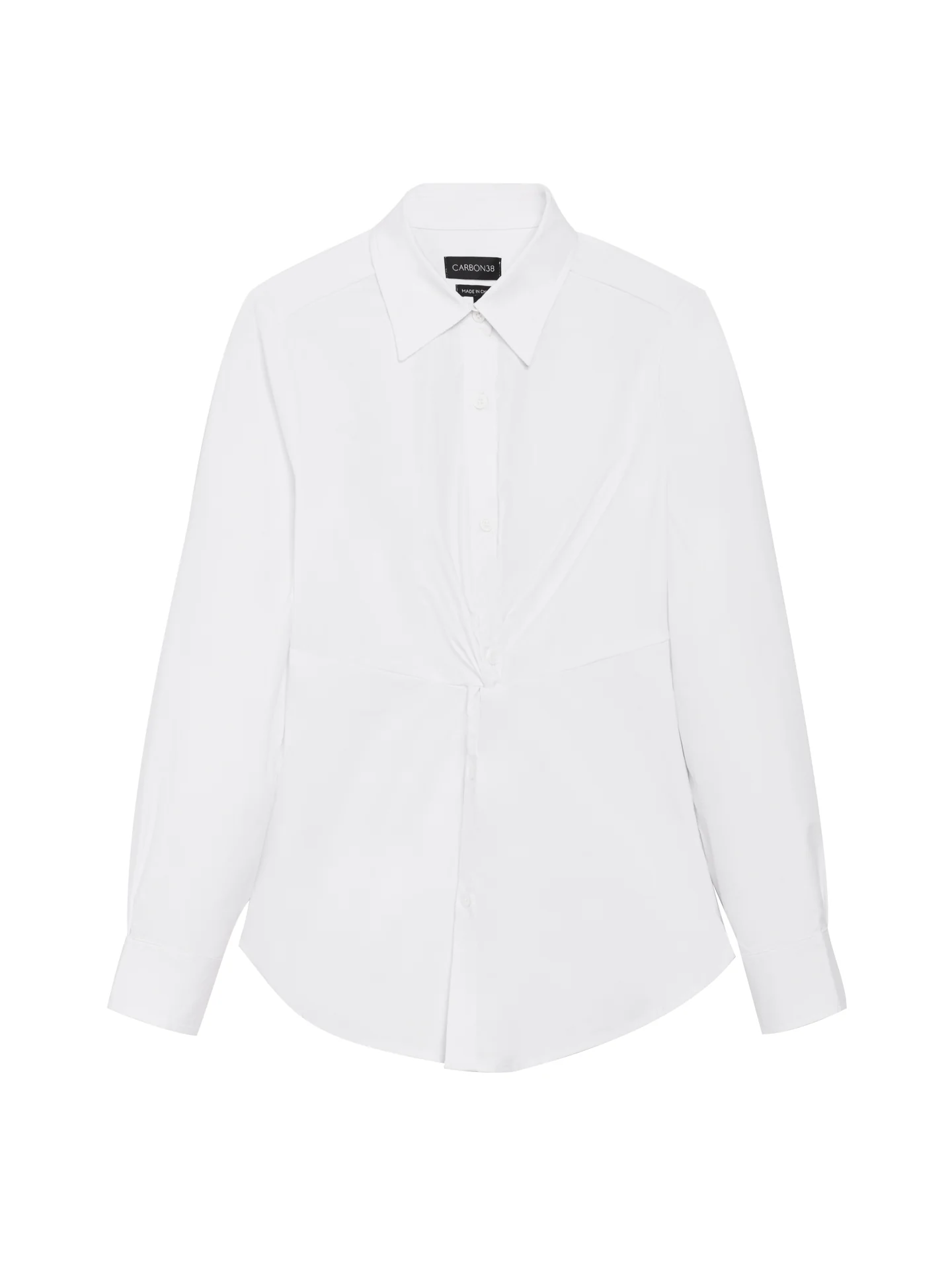 Twisted Tunic Shirt - White - Image 6