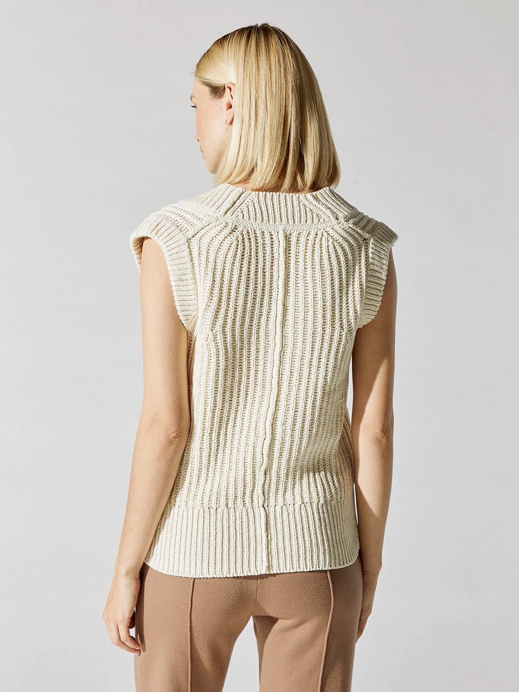 Uma Sleeveless Top - Vanilla - Image 4