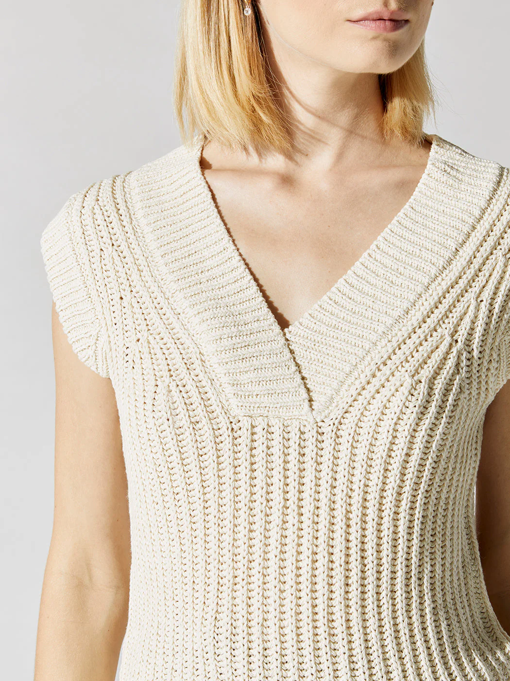 Uma Sleeveless Top - Vanilla - Image 5